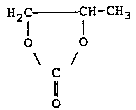 propylene carbonate is   compound having the formula
