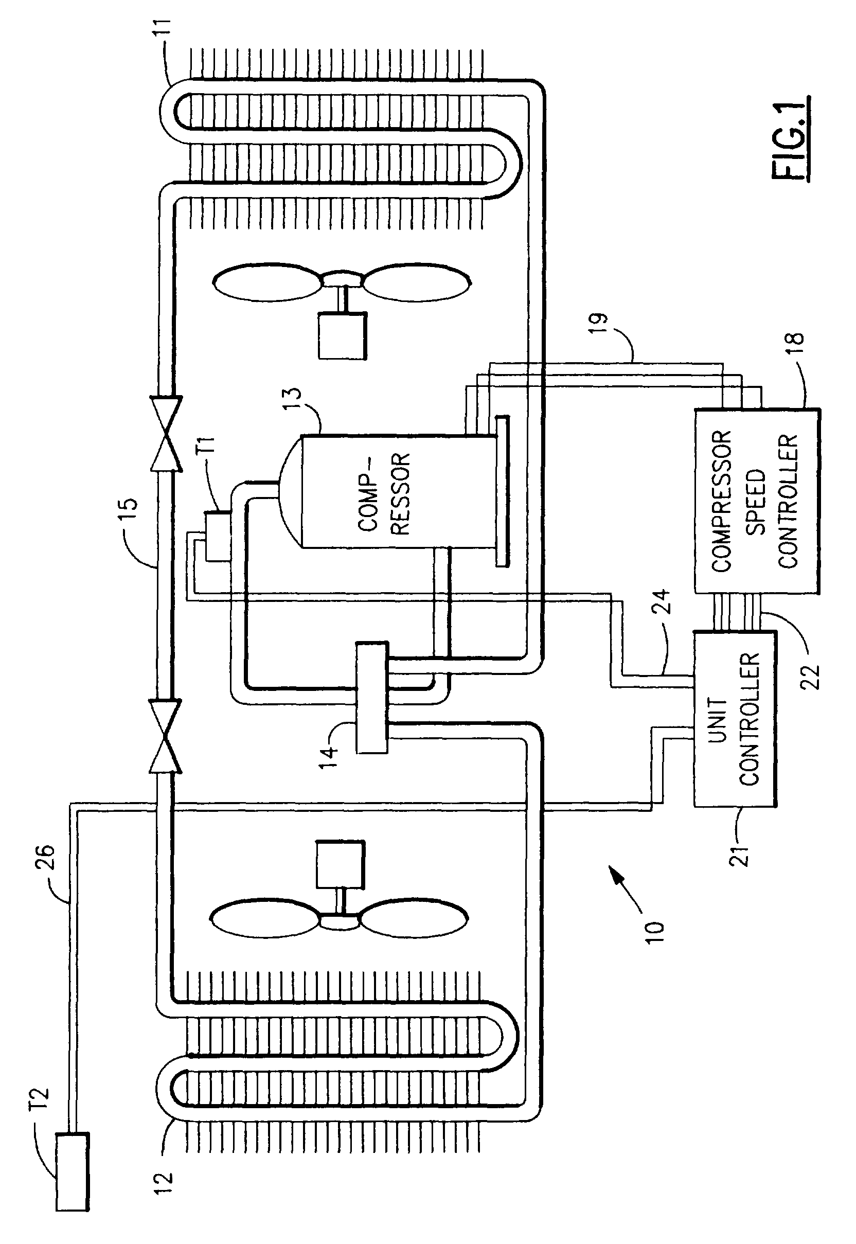 compressor crankcase heater control
