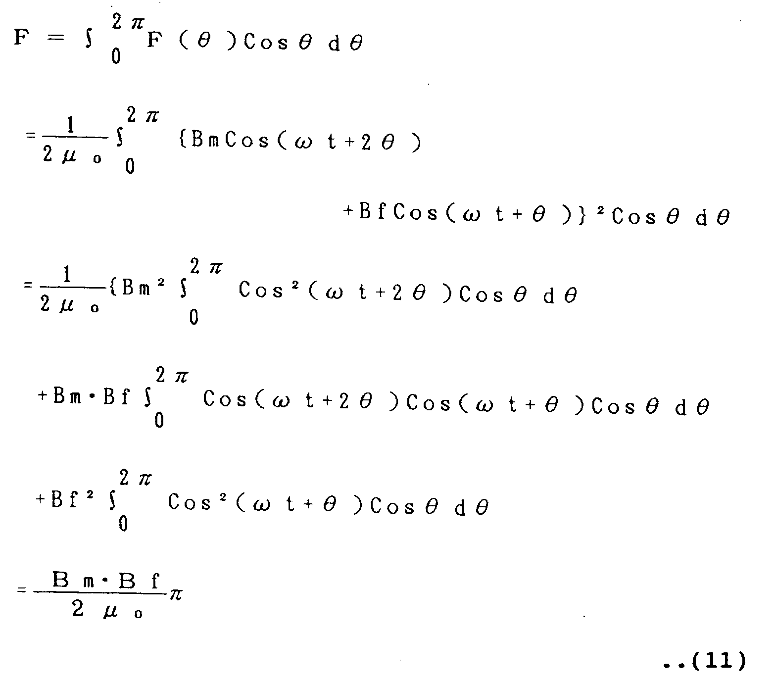 Radial Force Equation Talkchannels Patent Ep0566806a1 Magnetic Bearing Device Google Patents