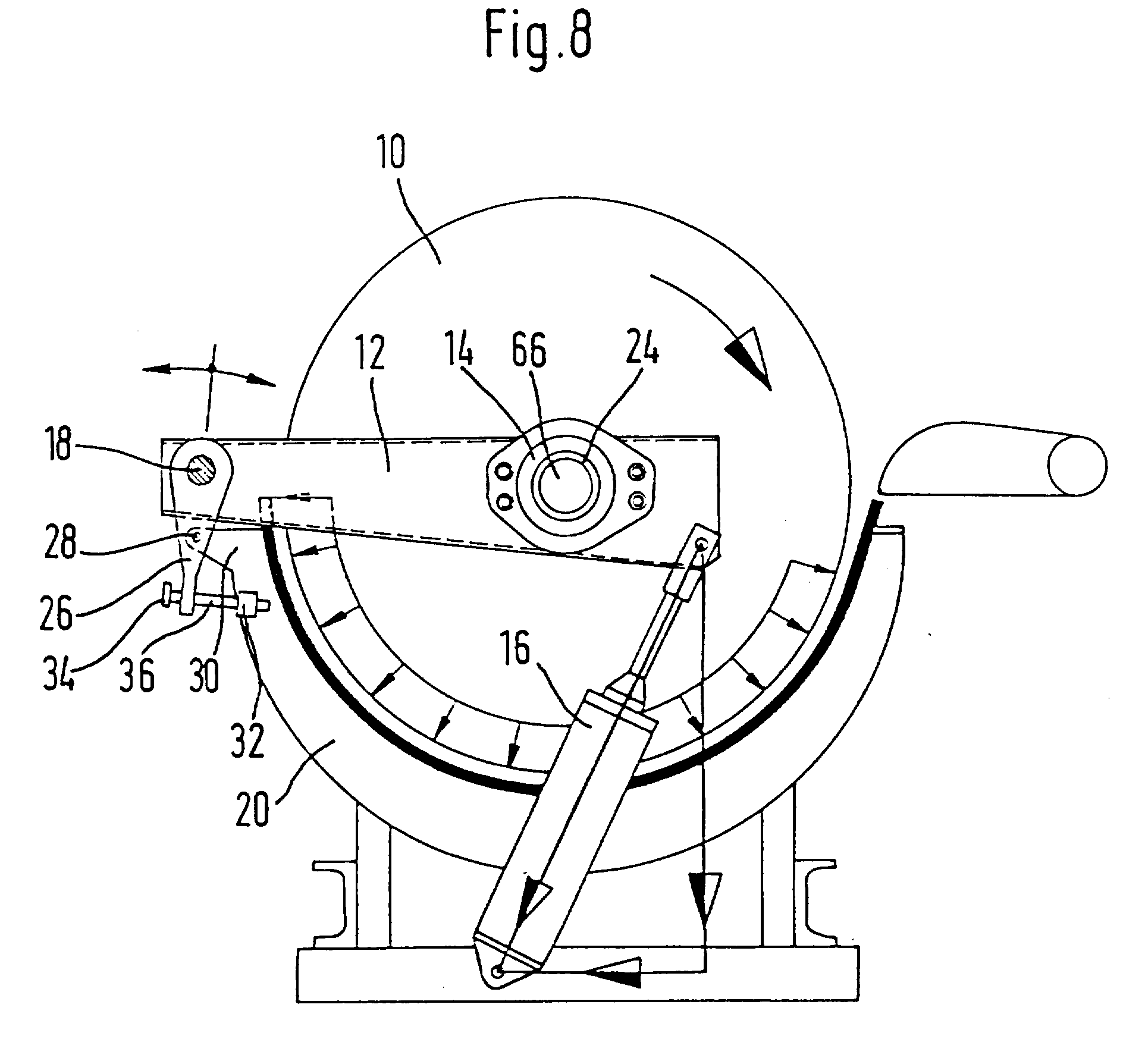 frictional force compensation for laundry mangles
