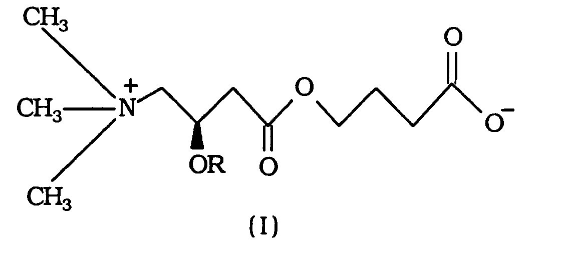 use of acyl l-carnitine gamma-hydroxybutyrate for the treatment