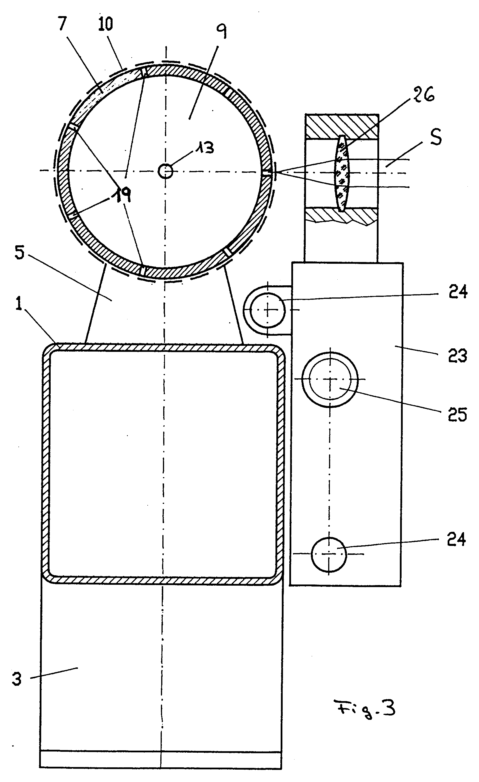 device for rigidly fining a thin-walled hollow cylinder