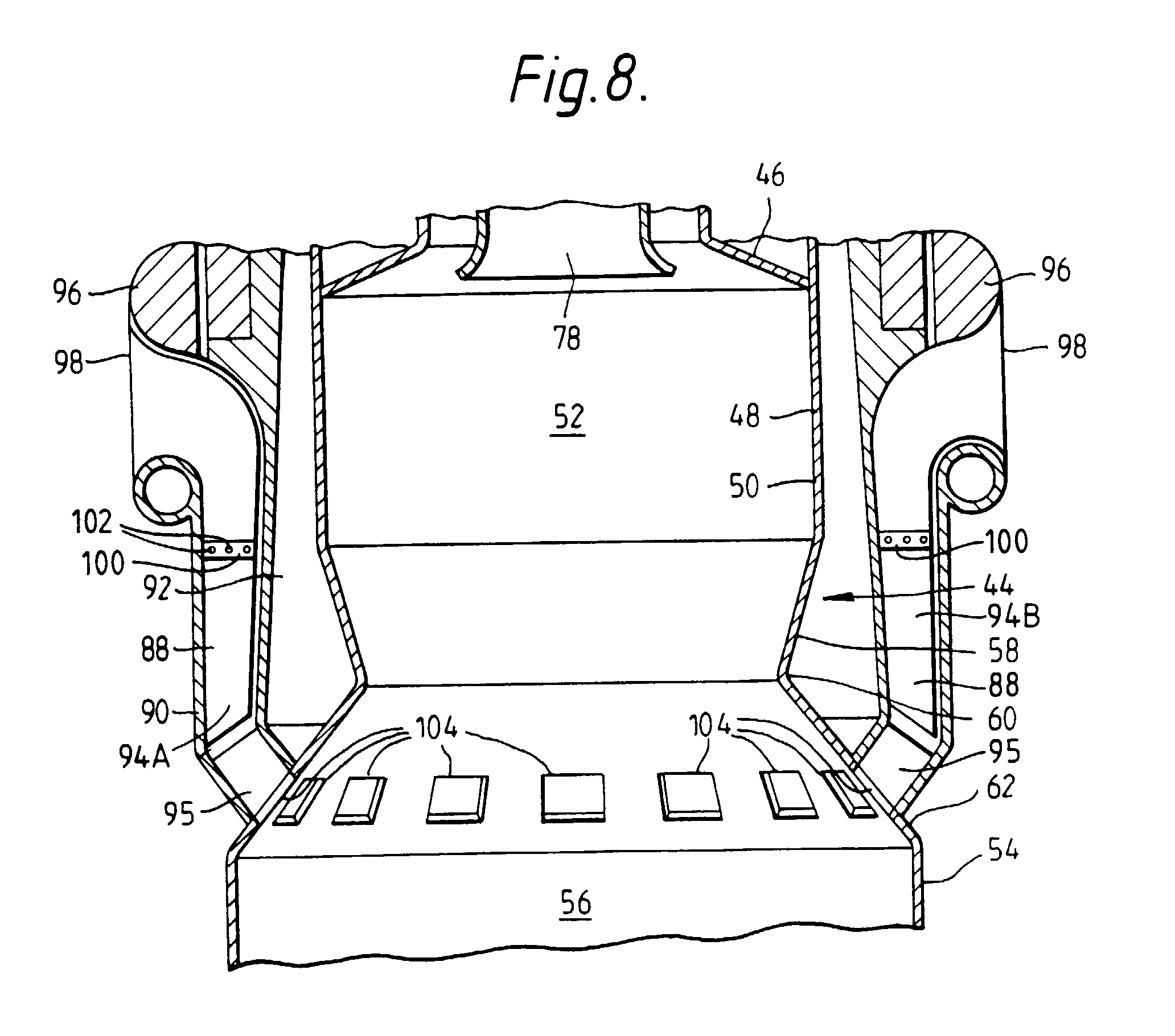 a gas turbine engine combustion chamber