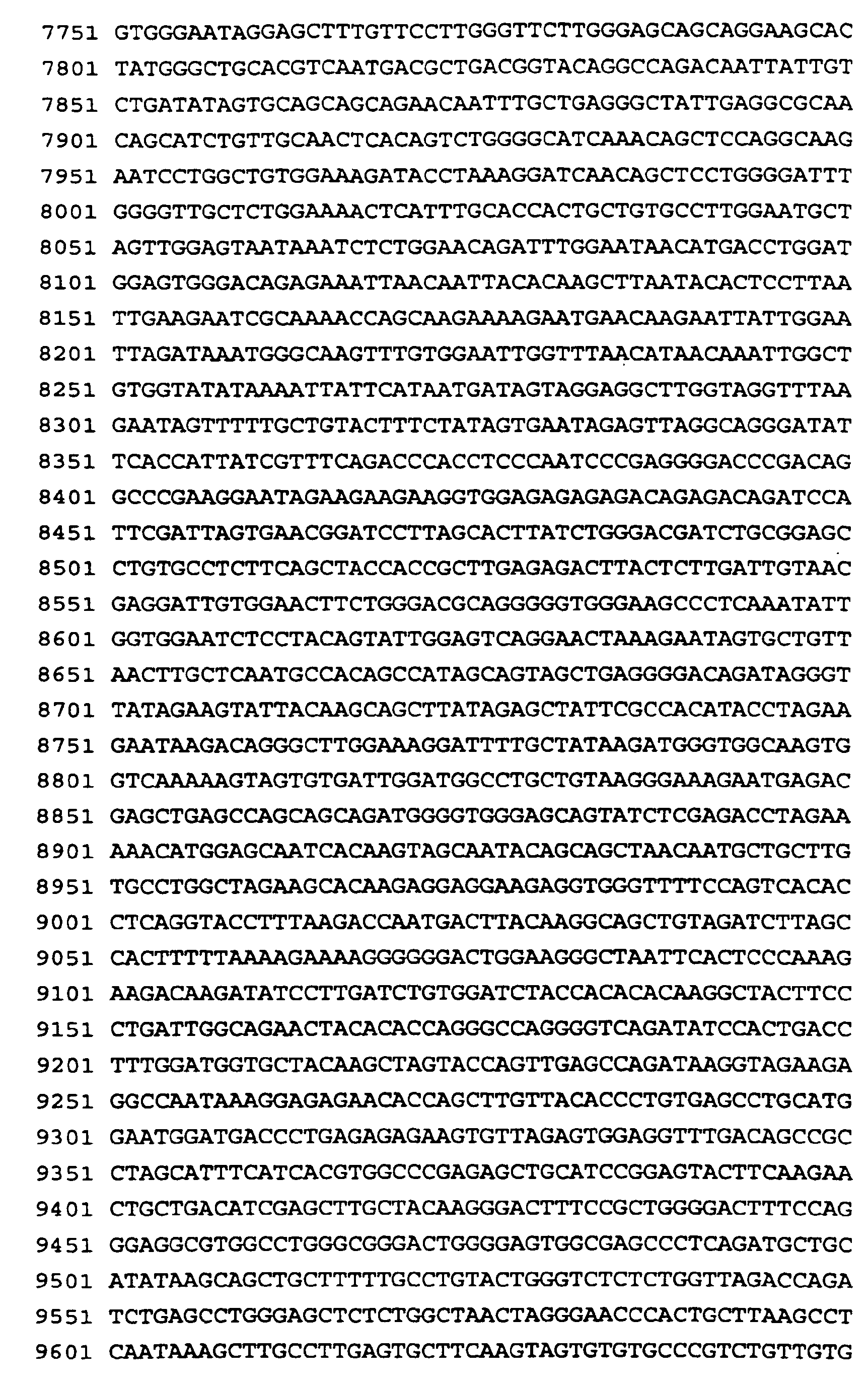 non-pathogenic strains of hiv-1