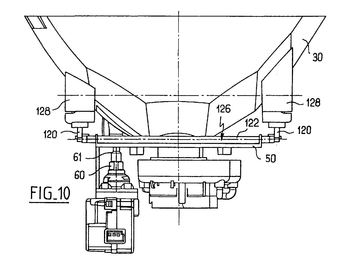 motor vehicle headlamp emitting two different light beams with a