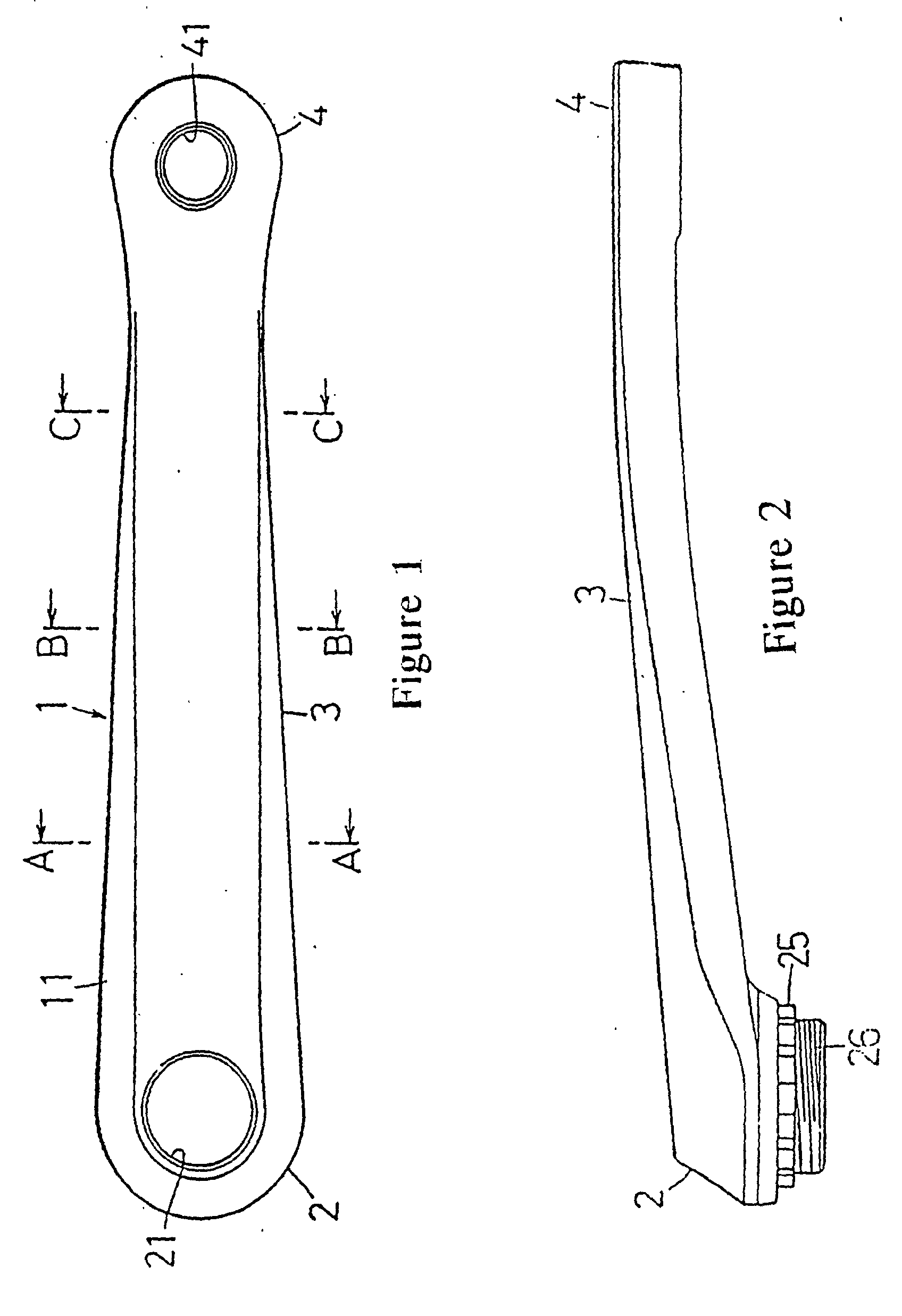 Patent EP0909697B1 Bicycle crank arm parts/assembly and assembly