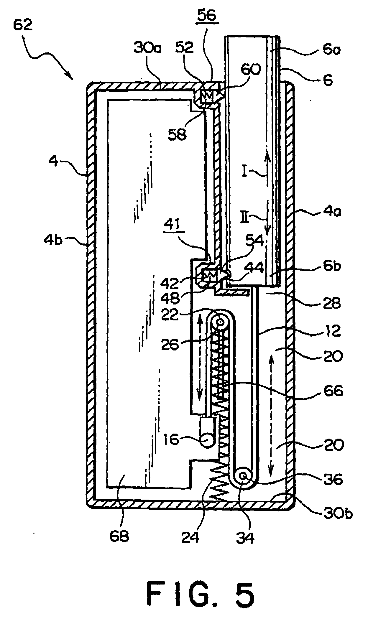 radio apparatus in which slackening is prevented as regards a