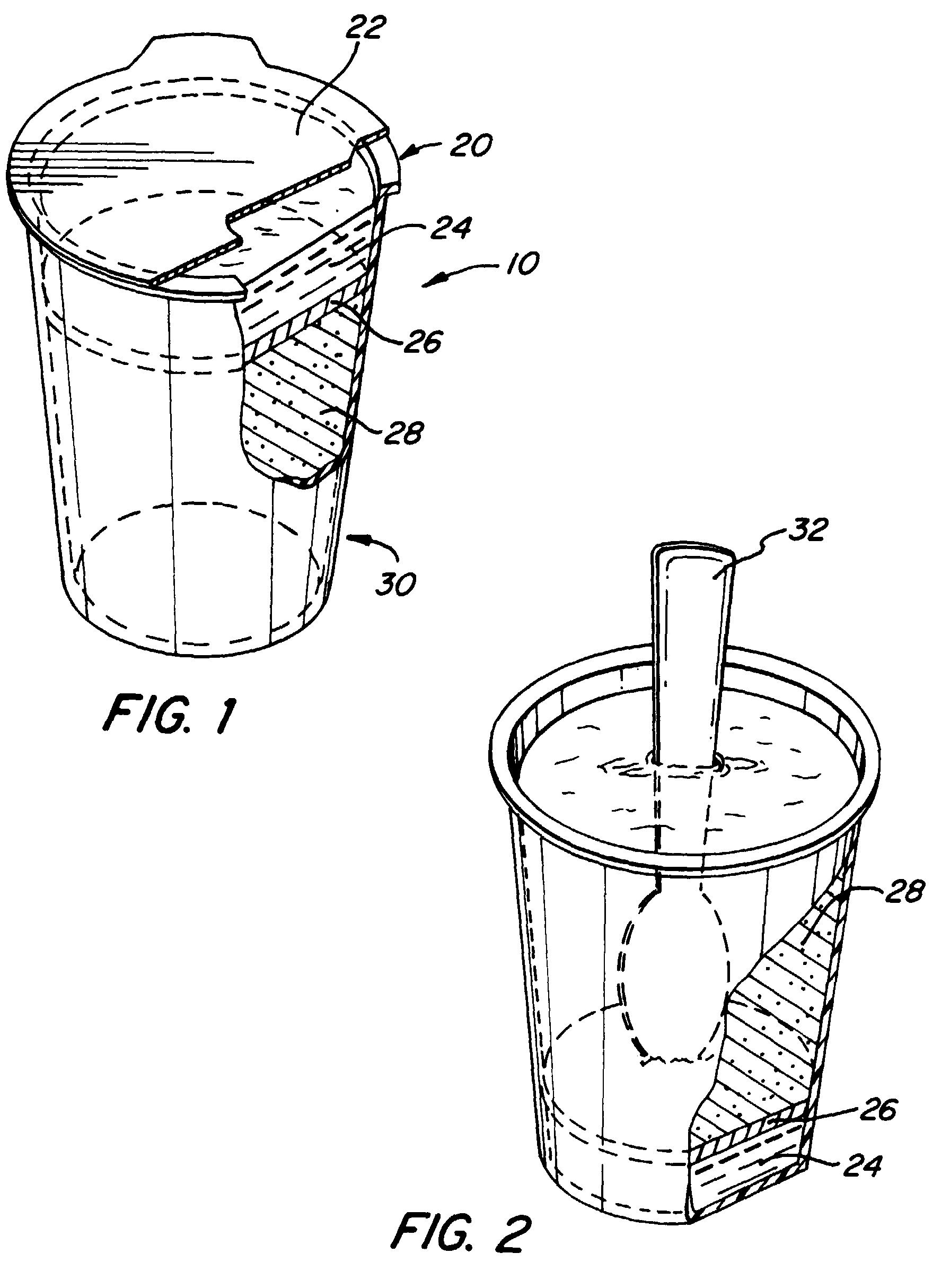 layered, flavored yogurt product