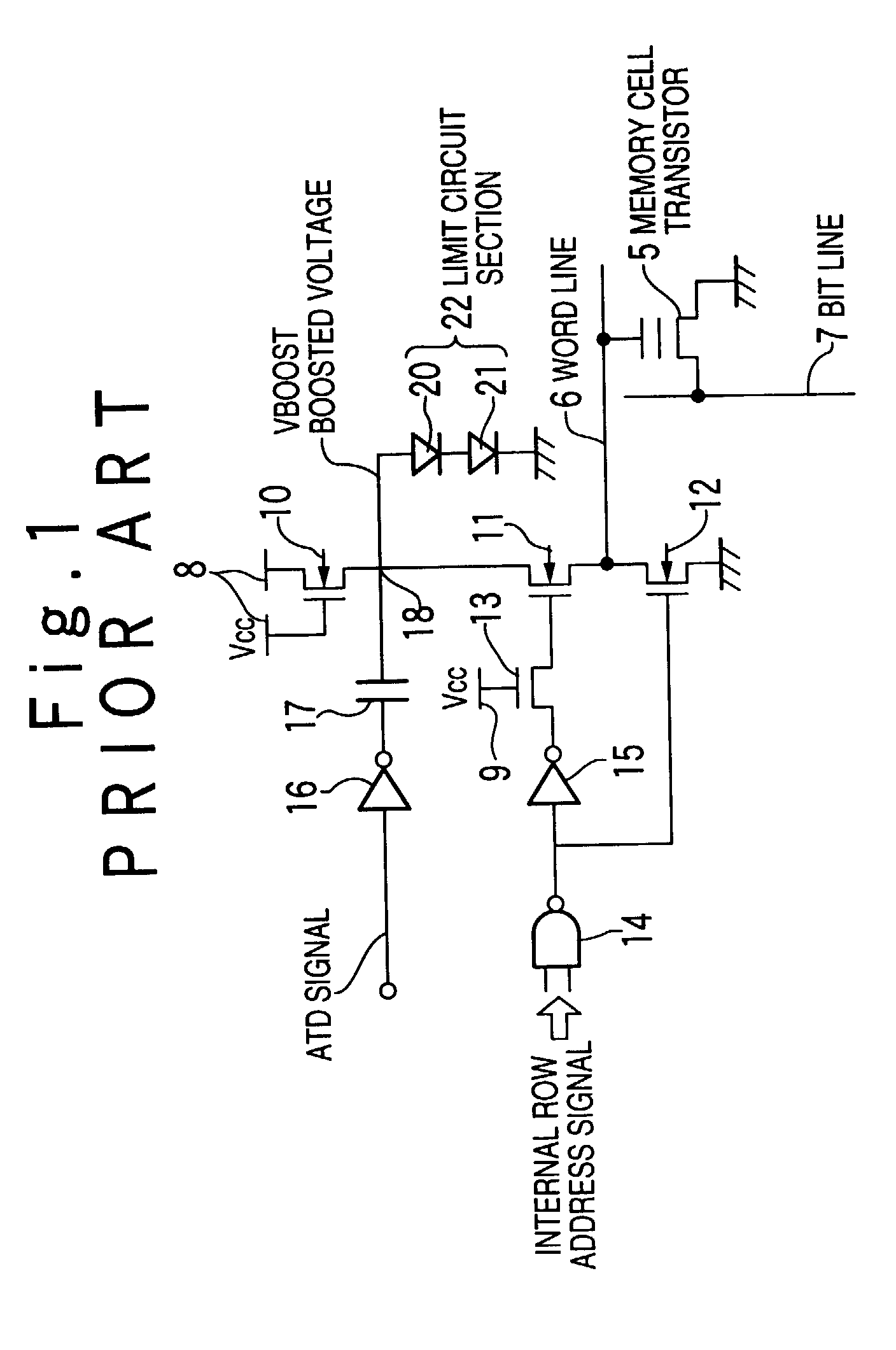 专利ep0952588a2 - circuit élévateur de tension limitant la