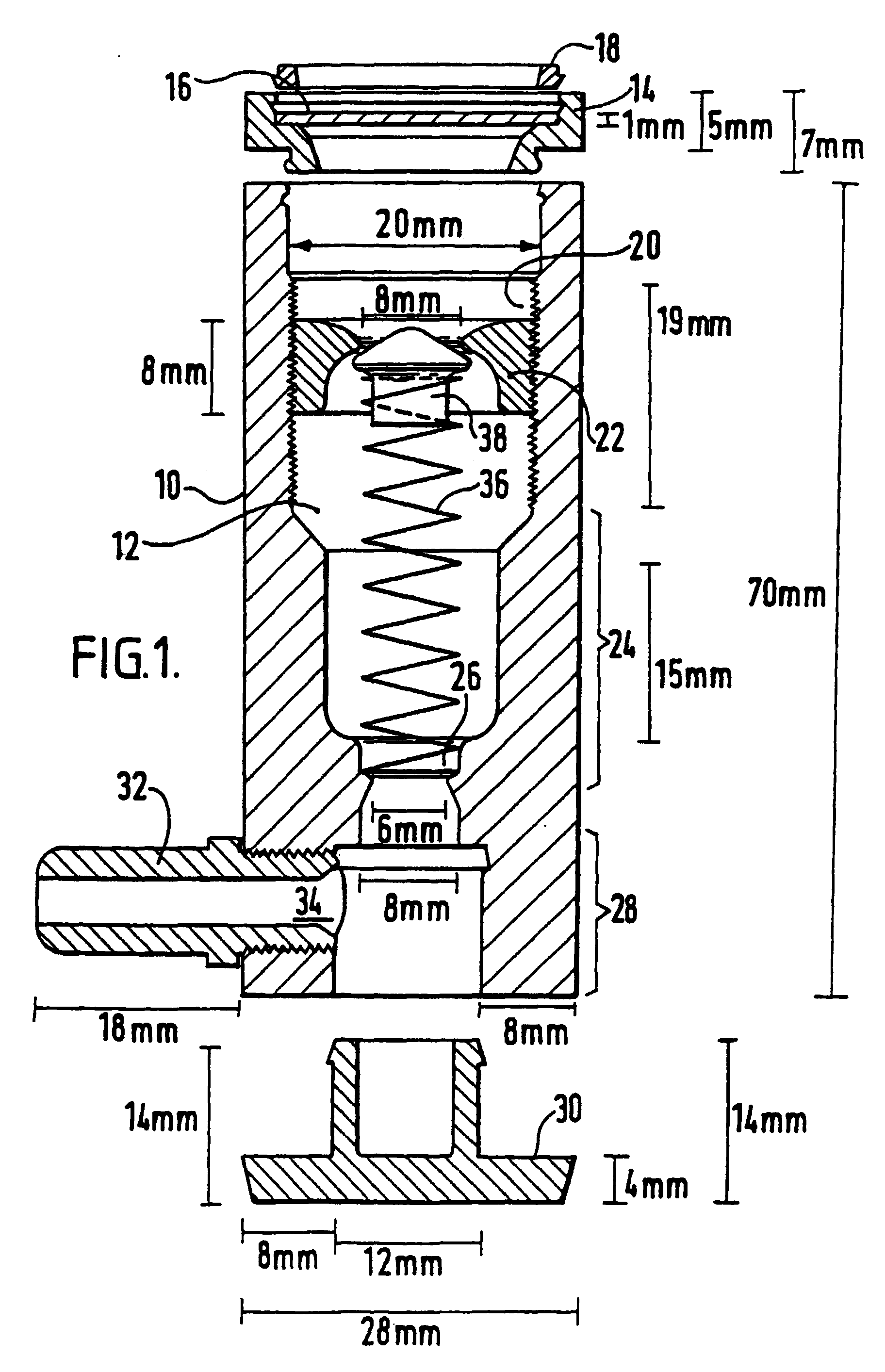 Patent EP1039119A2 Automatic air bleed valve Google Patents