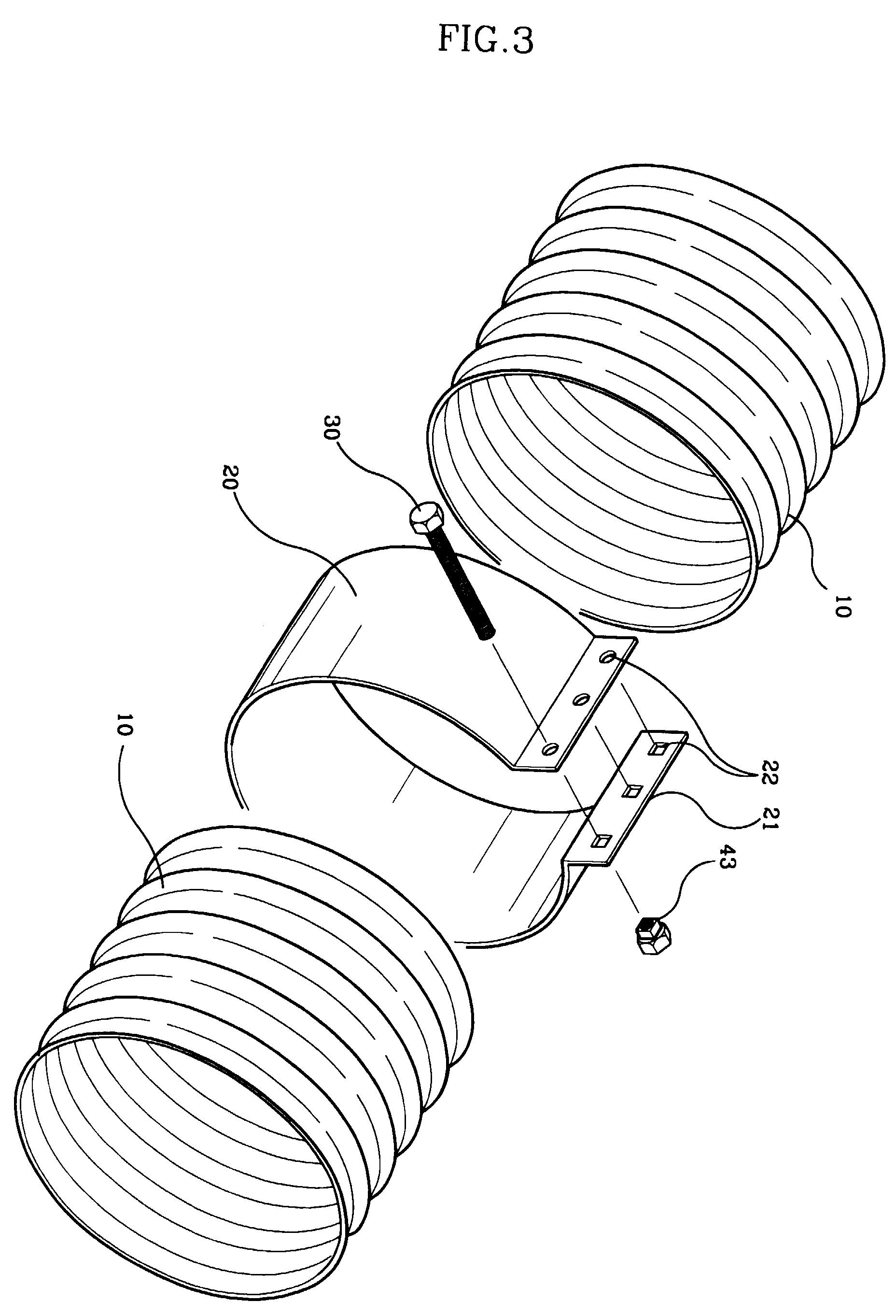 connection apparatus for waterway pipe