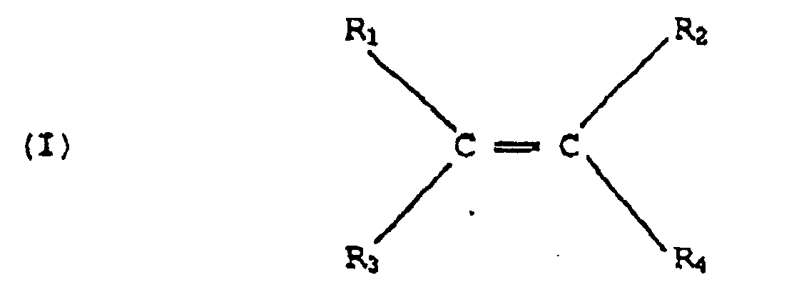 a)   negatively charged monomer of formula (i) having at least