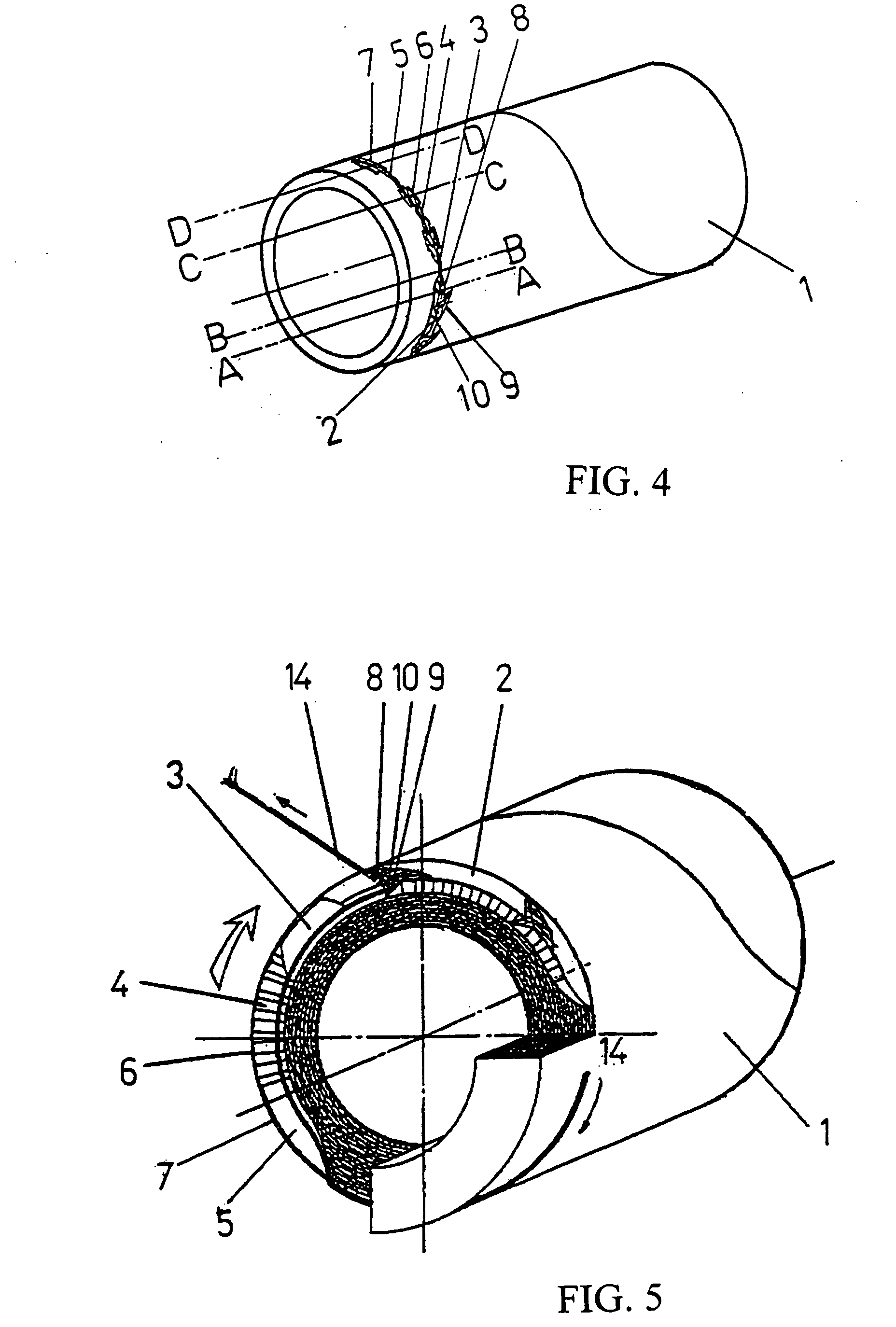 yarn core with yarn catching slit