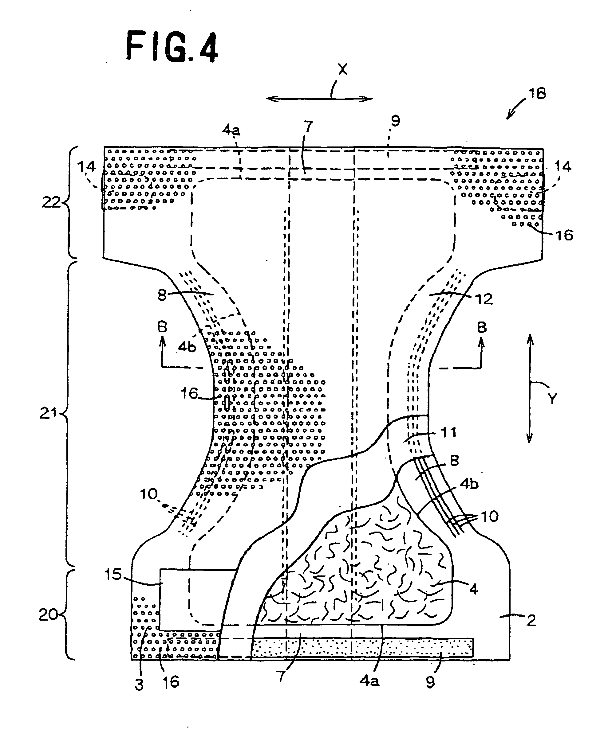 disposable diaper with visual wetness indicator
