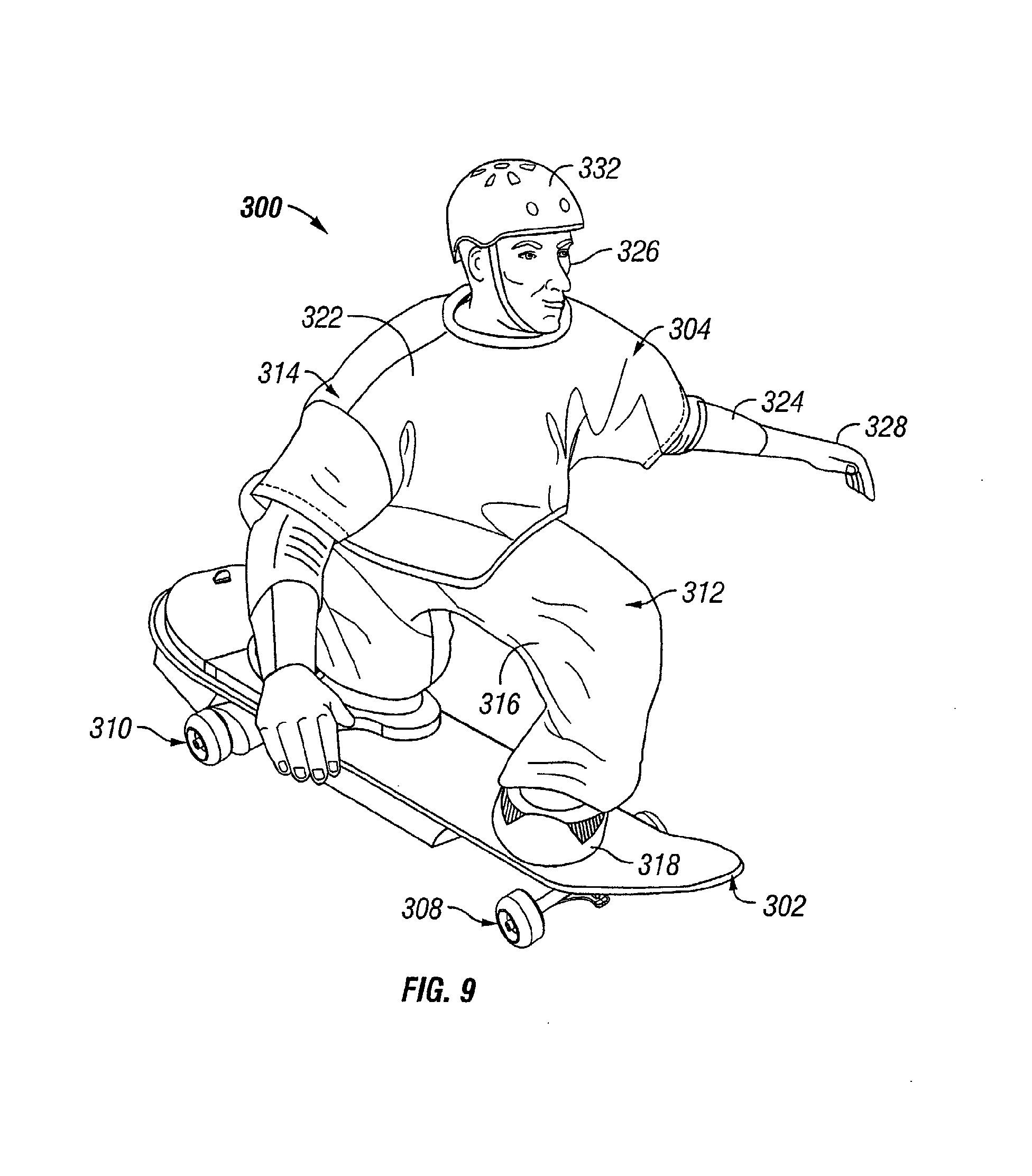 专利ep1230963a2 - remotely-controlled toy skateboard device