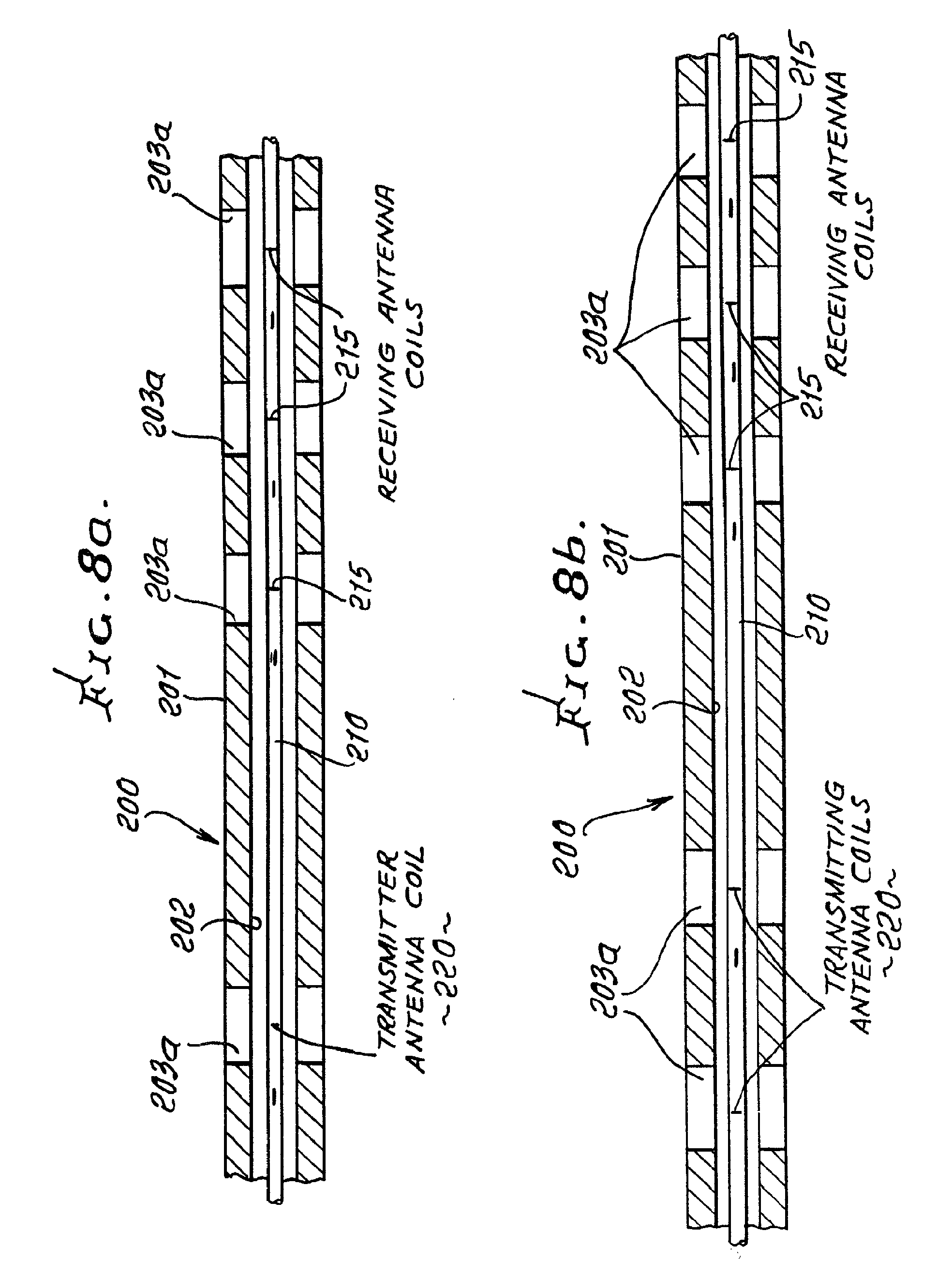 retrievable, formation resistivity tool, having a slotted collar