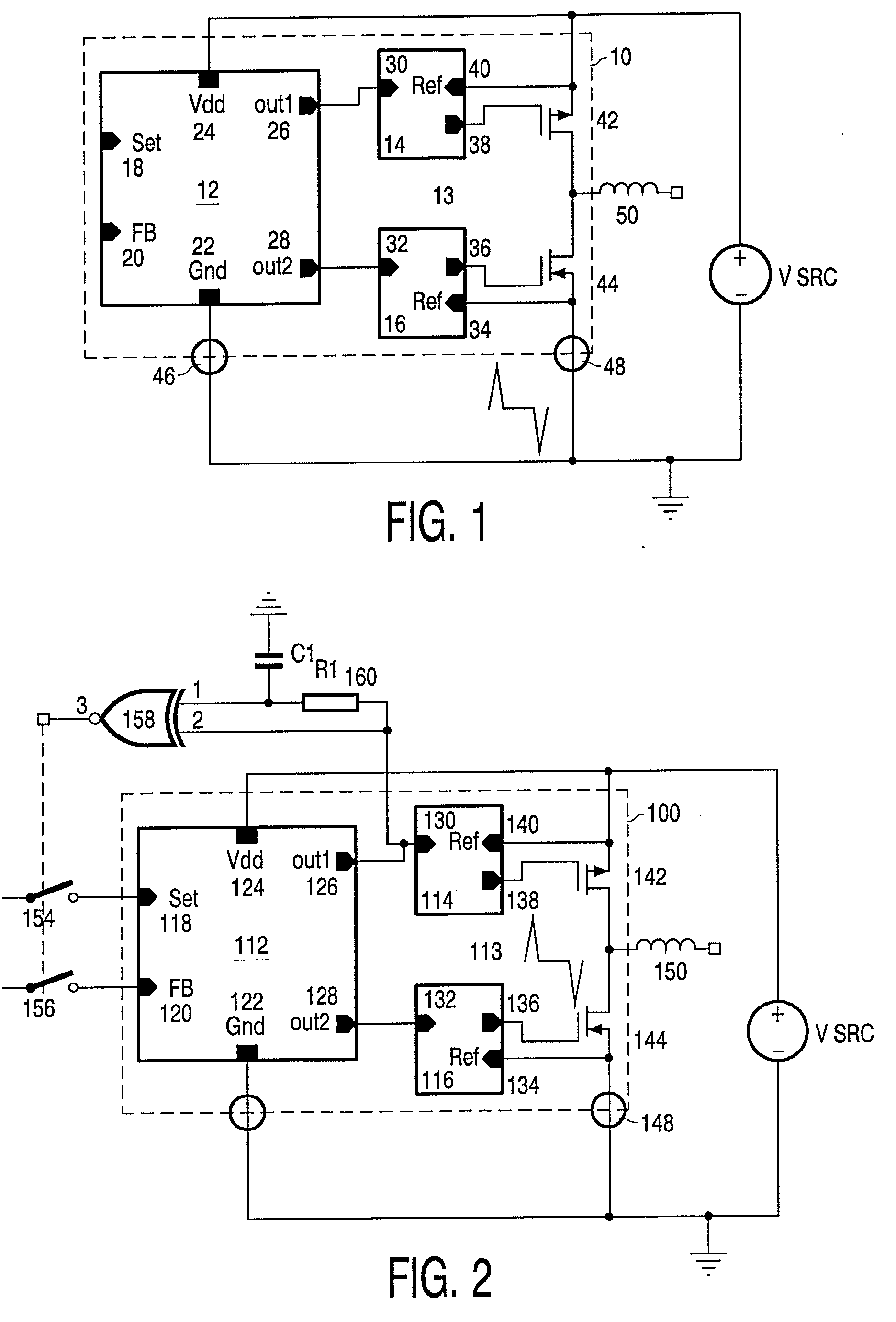empfindlichkeitsverminderung für spitzen in integrierten sc