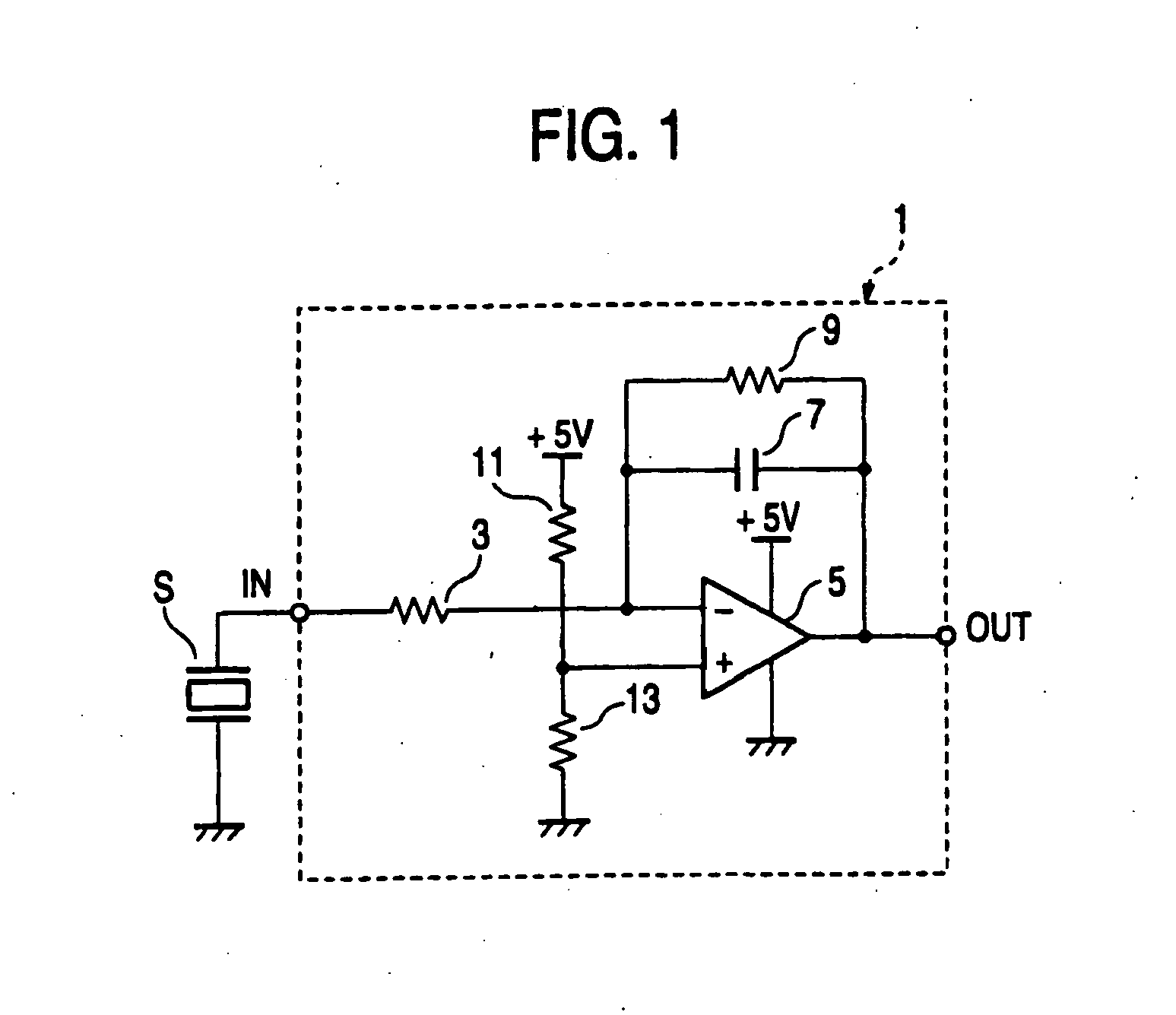 Patent EP1338879B1 Charge amplifier for piezoelectric pressure sensor
