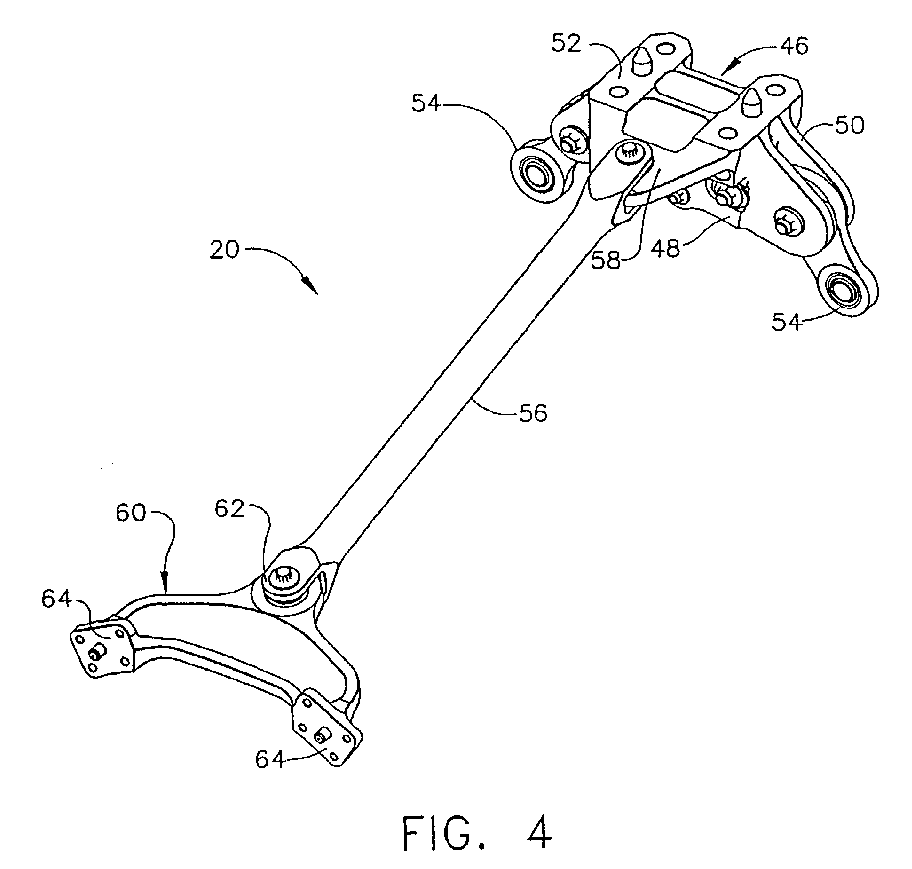 Patent EP1375348A3 Aircraft Engine Mount With Single Thrust Link patent-ep1375348a3-aircraft-engine-mount-with-single-thrust-link