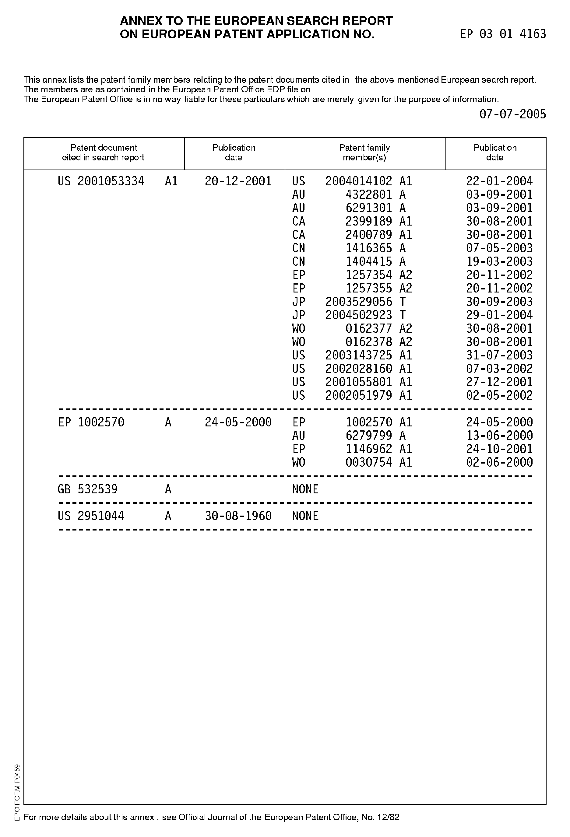 solution for substrate spotting and spotting method