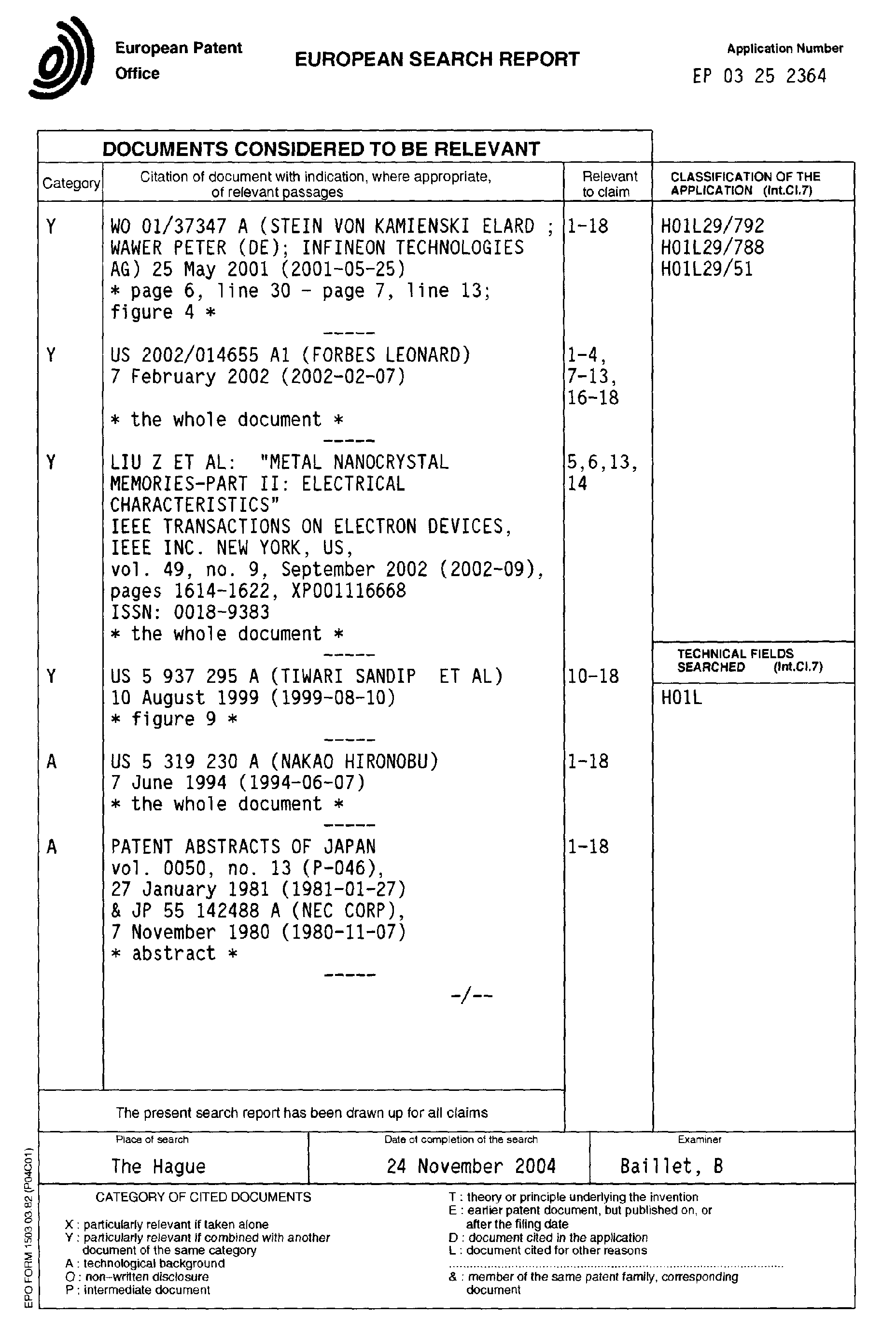 nonvolatile silicon/oxide/nitride/silicon/nitride/oxide/silicon