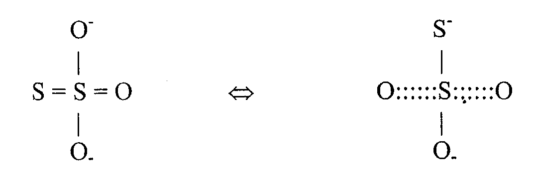 Thiosulfate Lewis Structure
