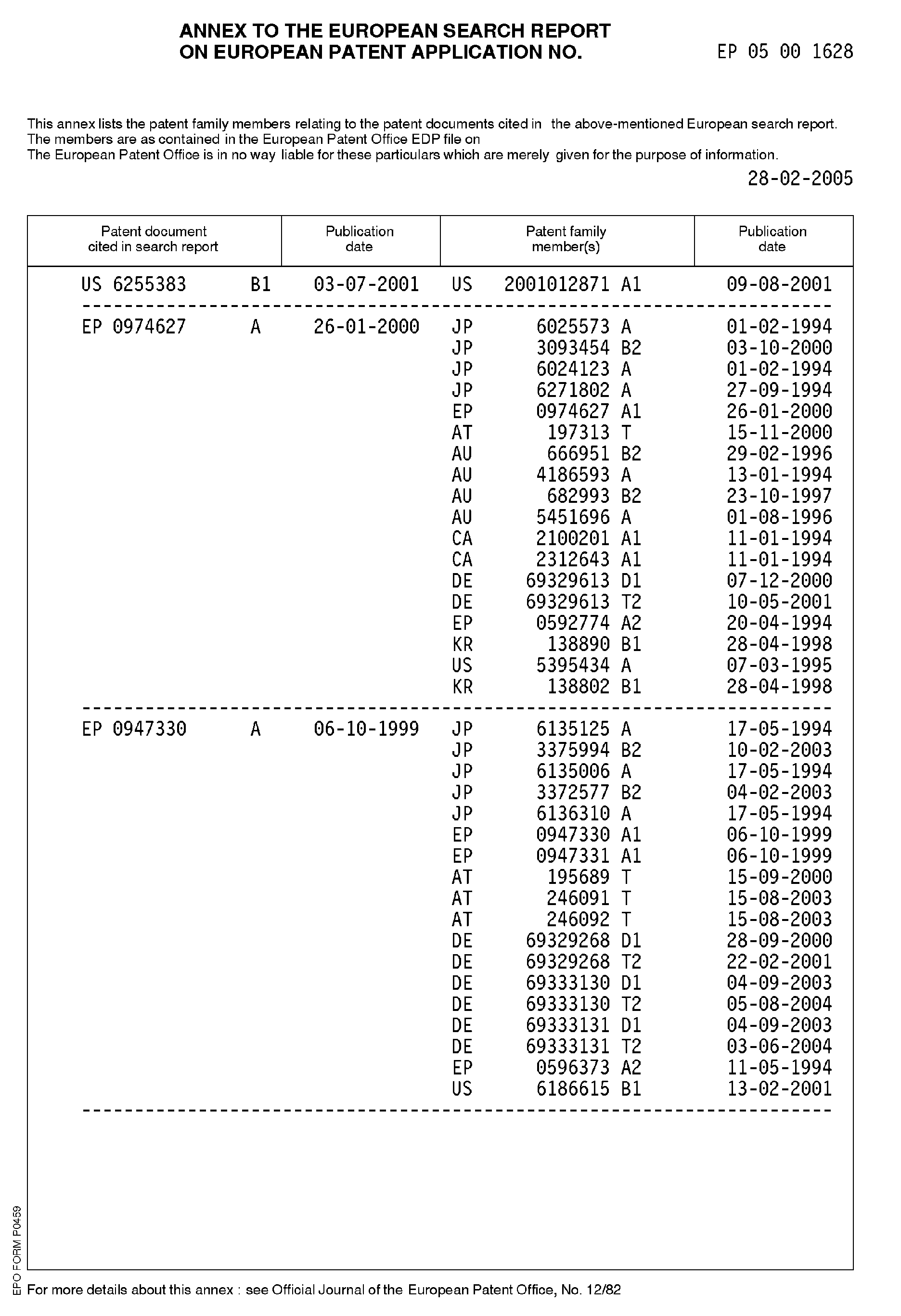 专利ep1526161a1 - compositions dencre pour imprimante pour jet