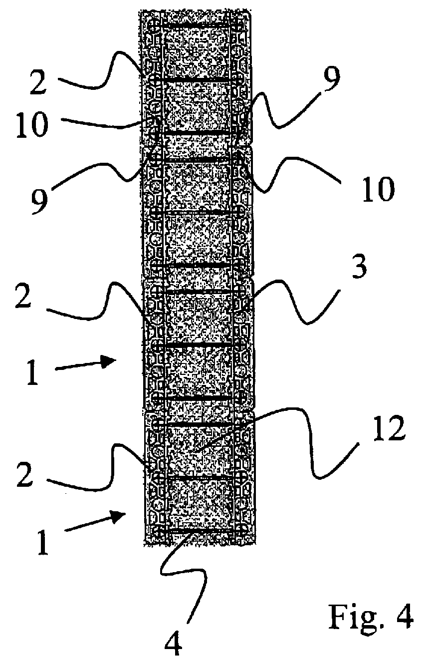 wall element with a layer of clay or loam