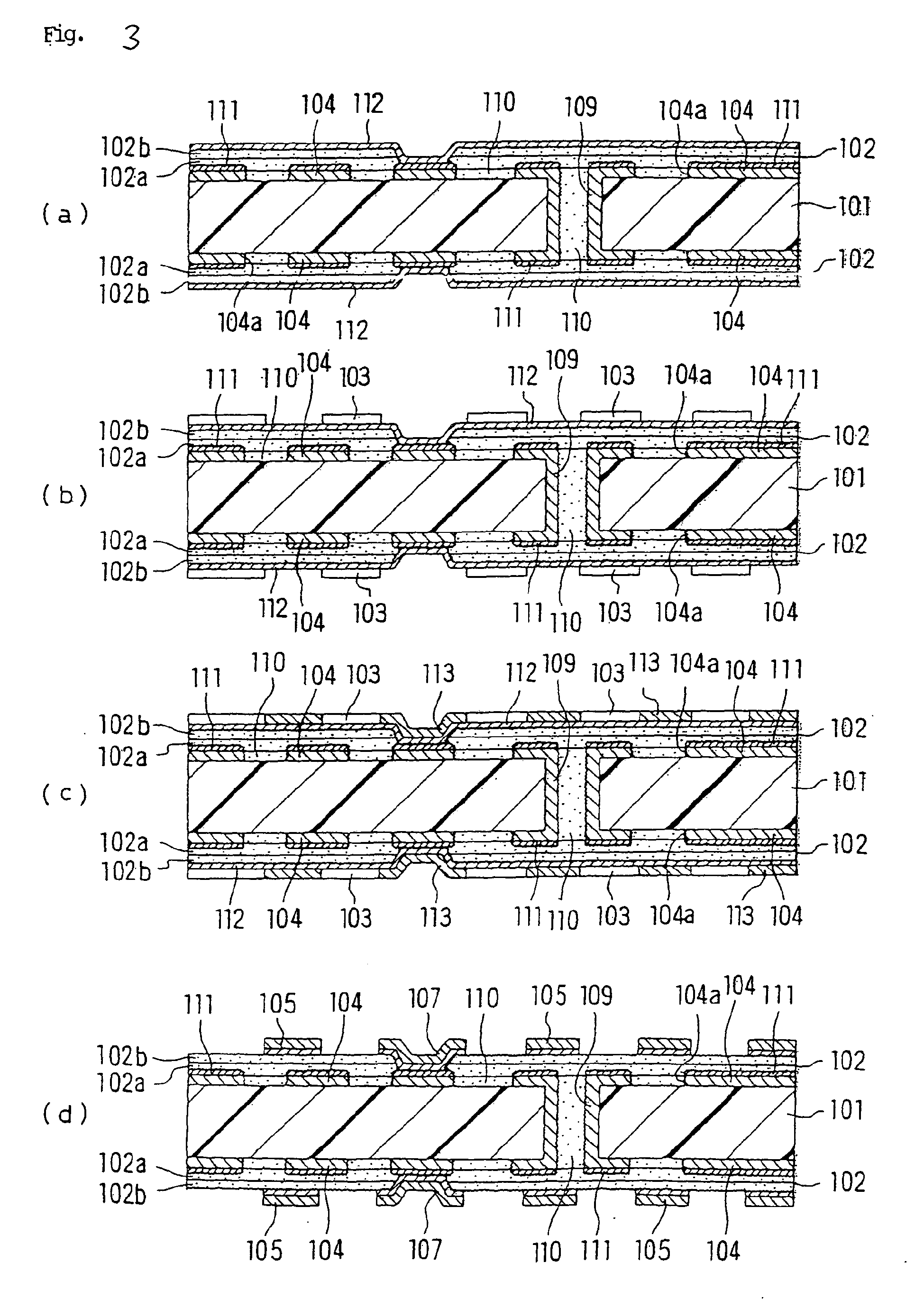 Patent EP1727409B1 - Printed wiring board and method for producing the