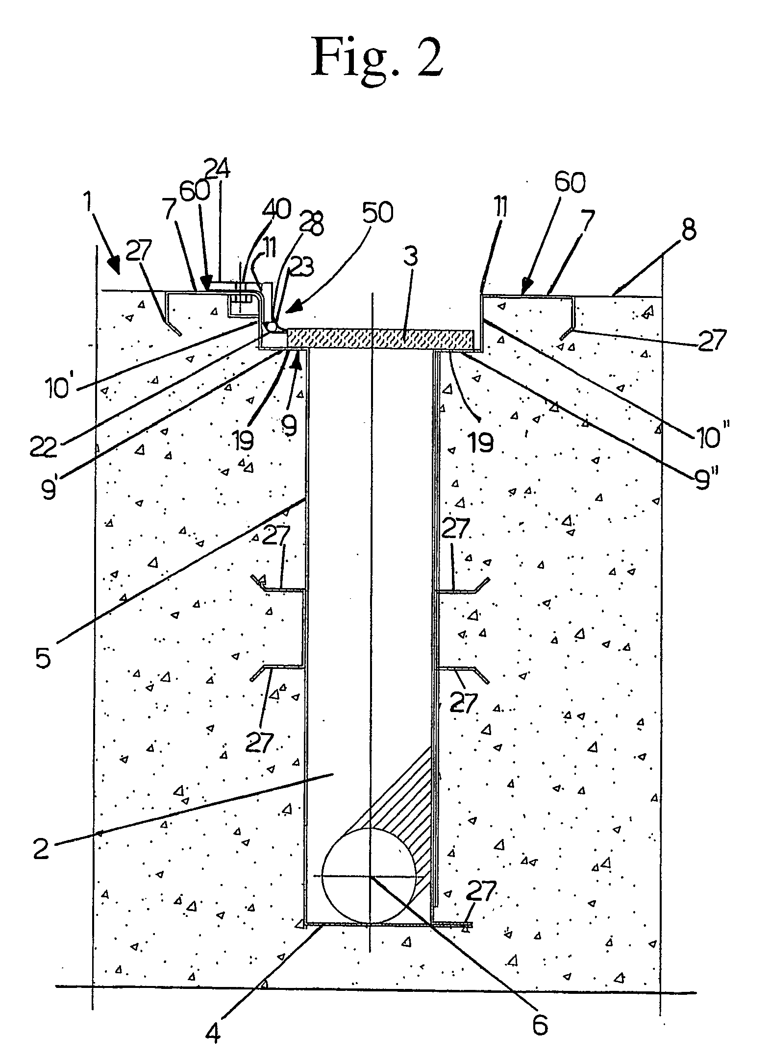Patent US2862367 Precast cable trench Google Patents