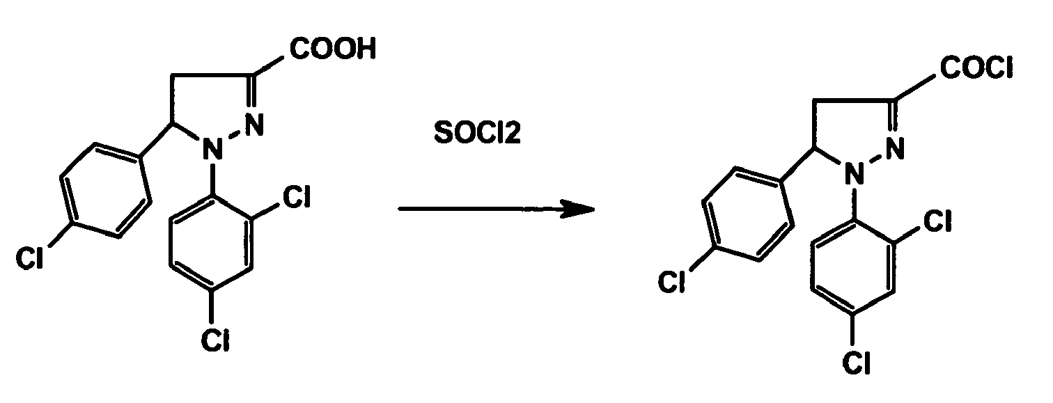 amorphous phase of a substituted pyrazoline, its preparation and