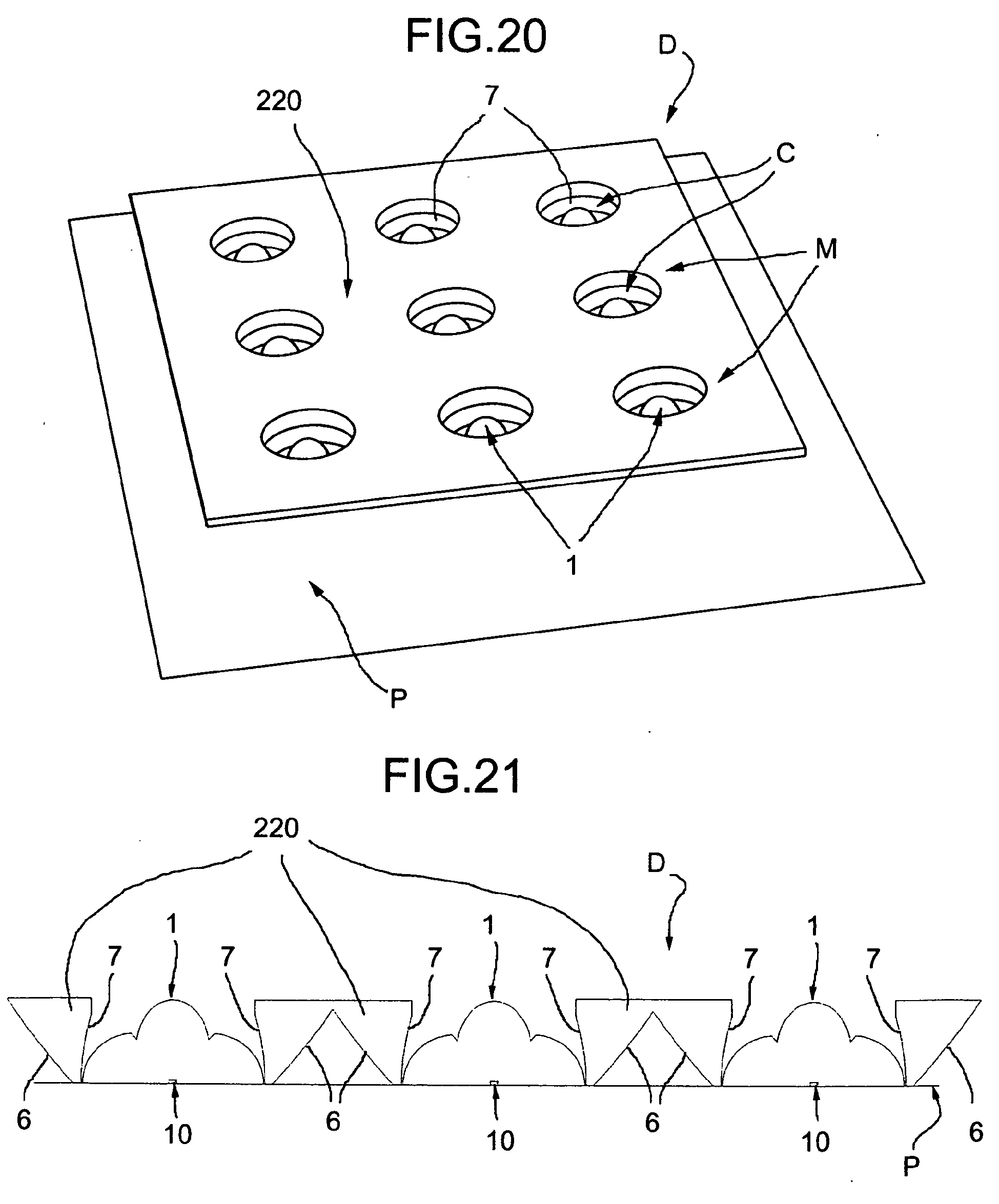 a module for projecting a light beam