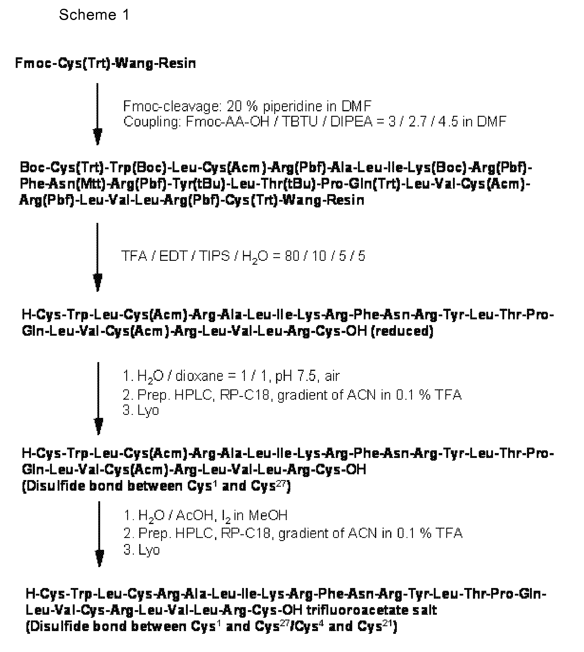 synthetic pulmonary surfactant peptides