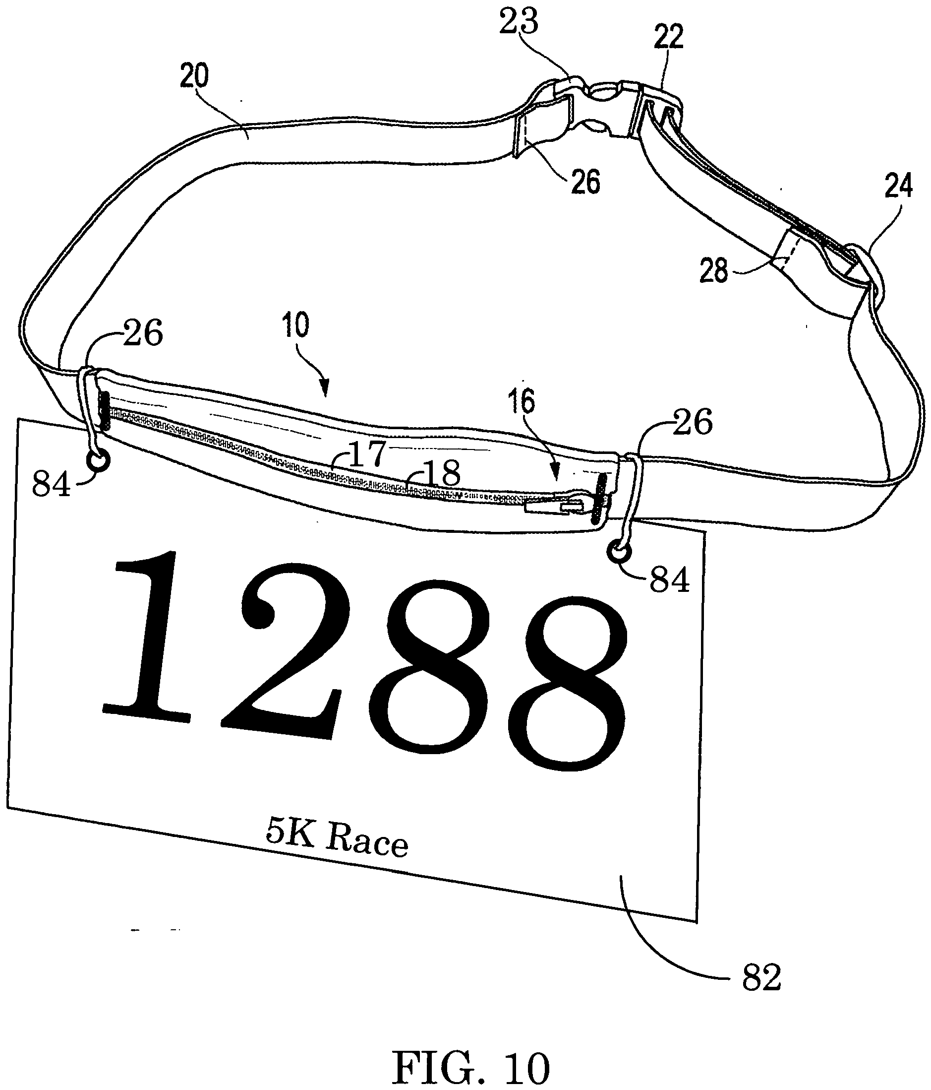 belt with expandable pouch