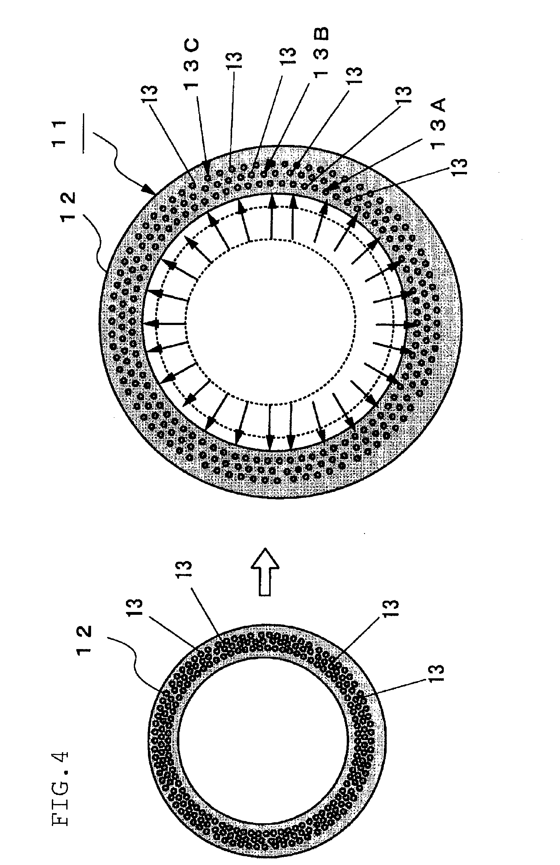 fluid pouring type actuator