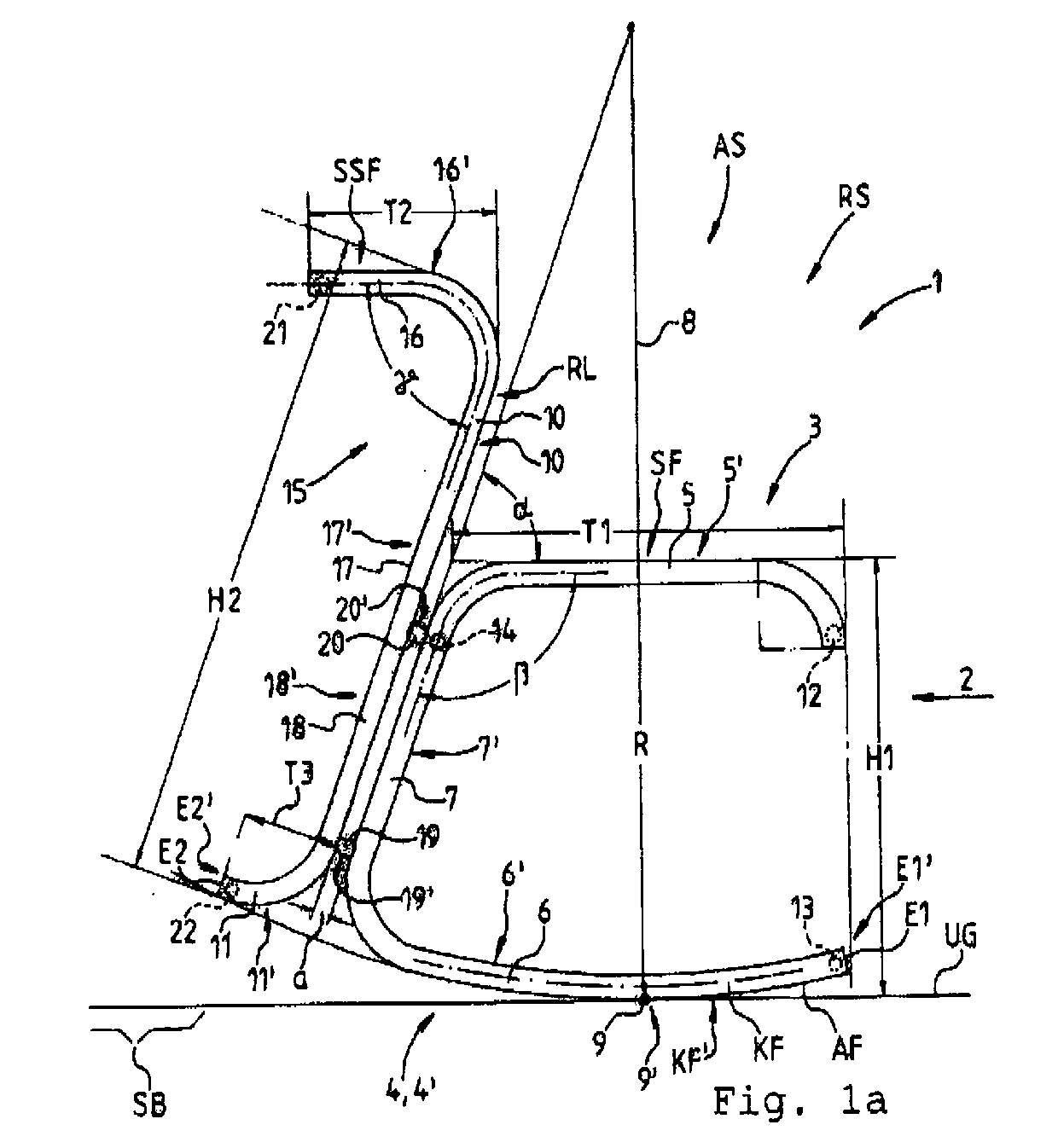 Patent EP2543281A1 - Stuhl und Stehsitz-Möbel - Google Patents