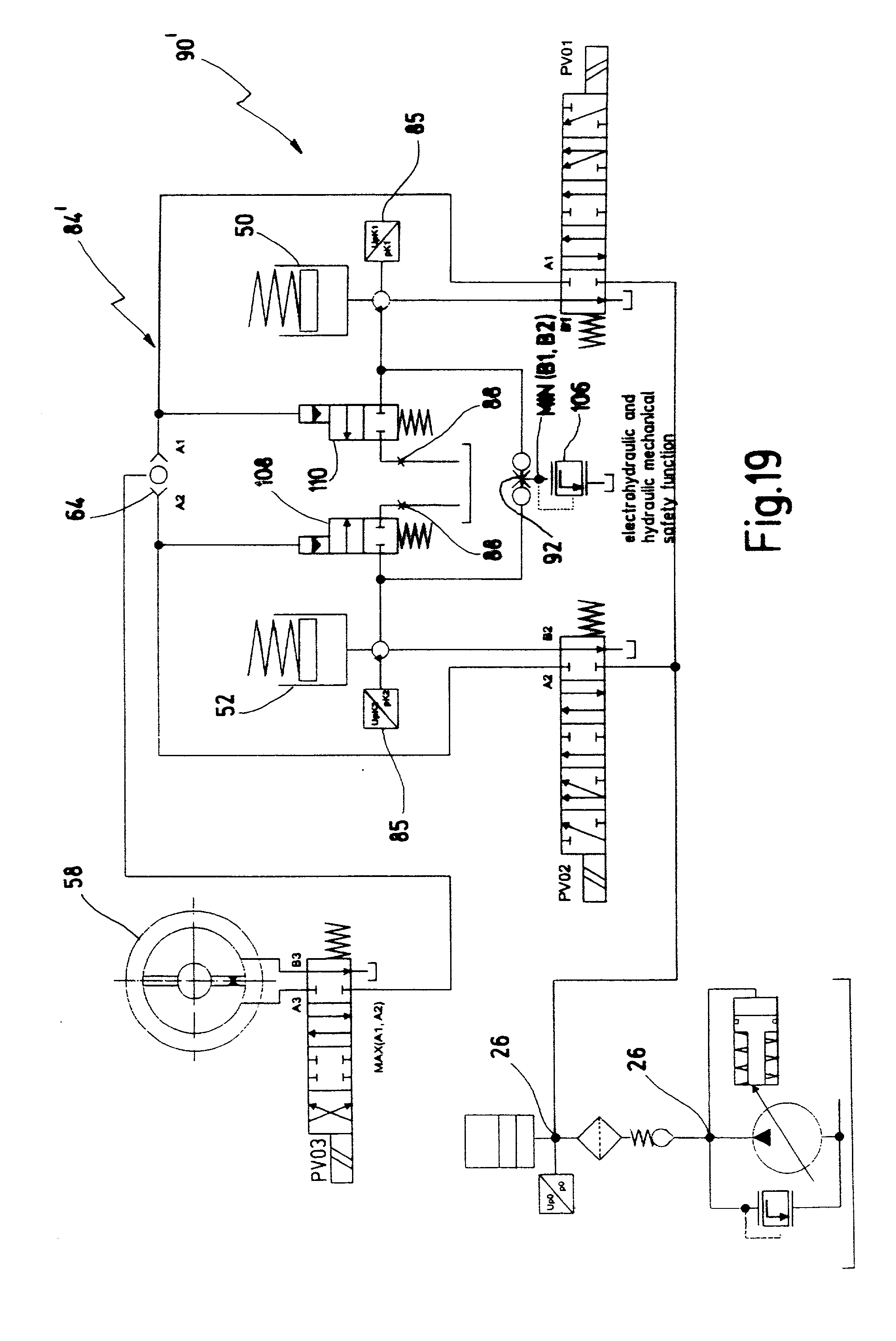 patent us20020002878 hydraulic circuit for an automated 4 ram steering gear system working skid steer loader electrical system