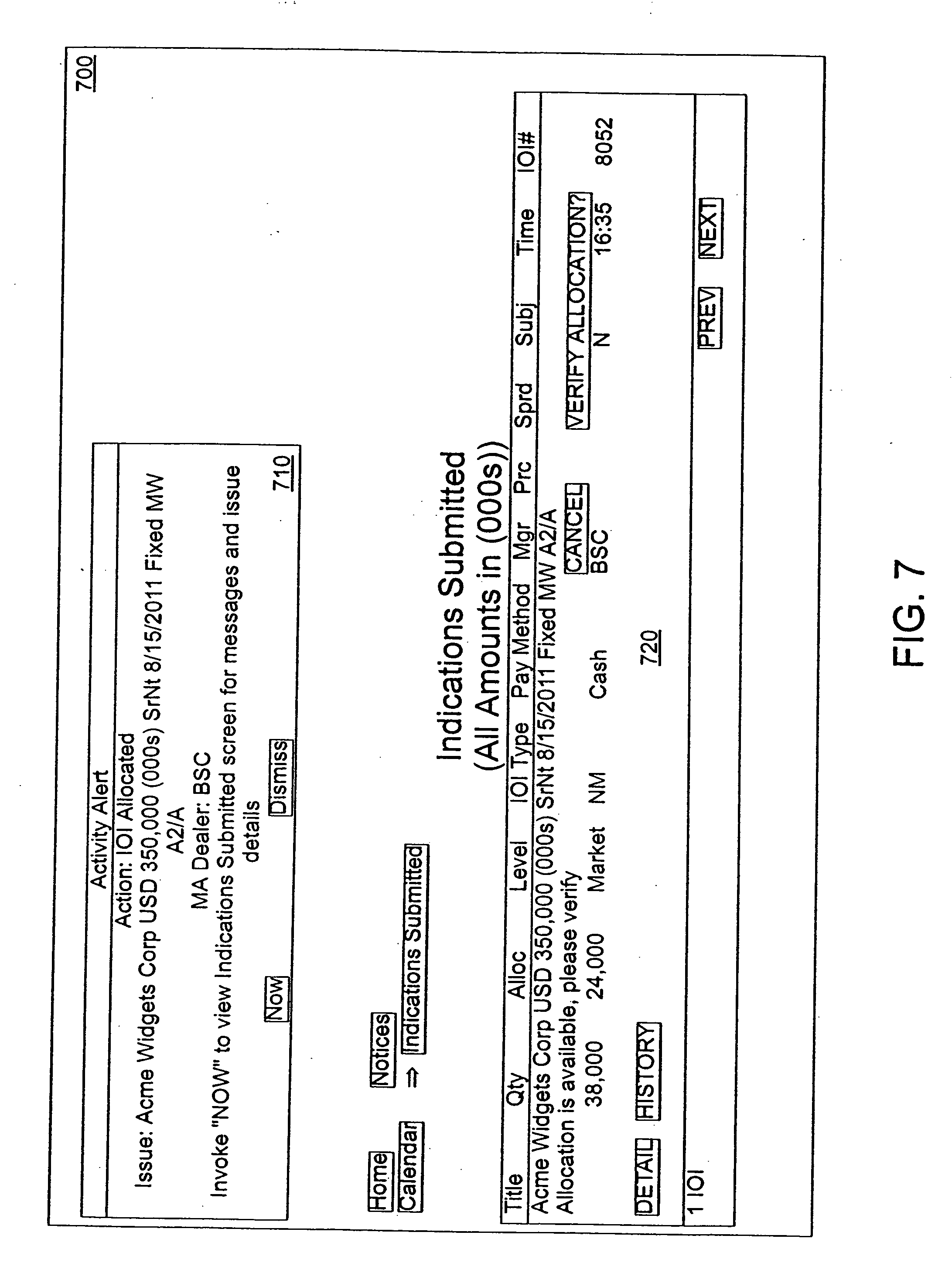 Debt securities trading system (dex)