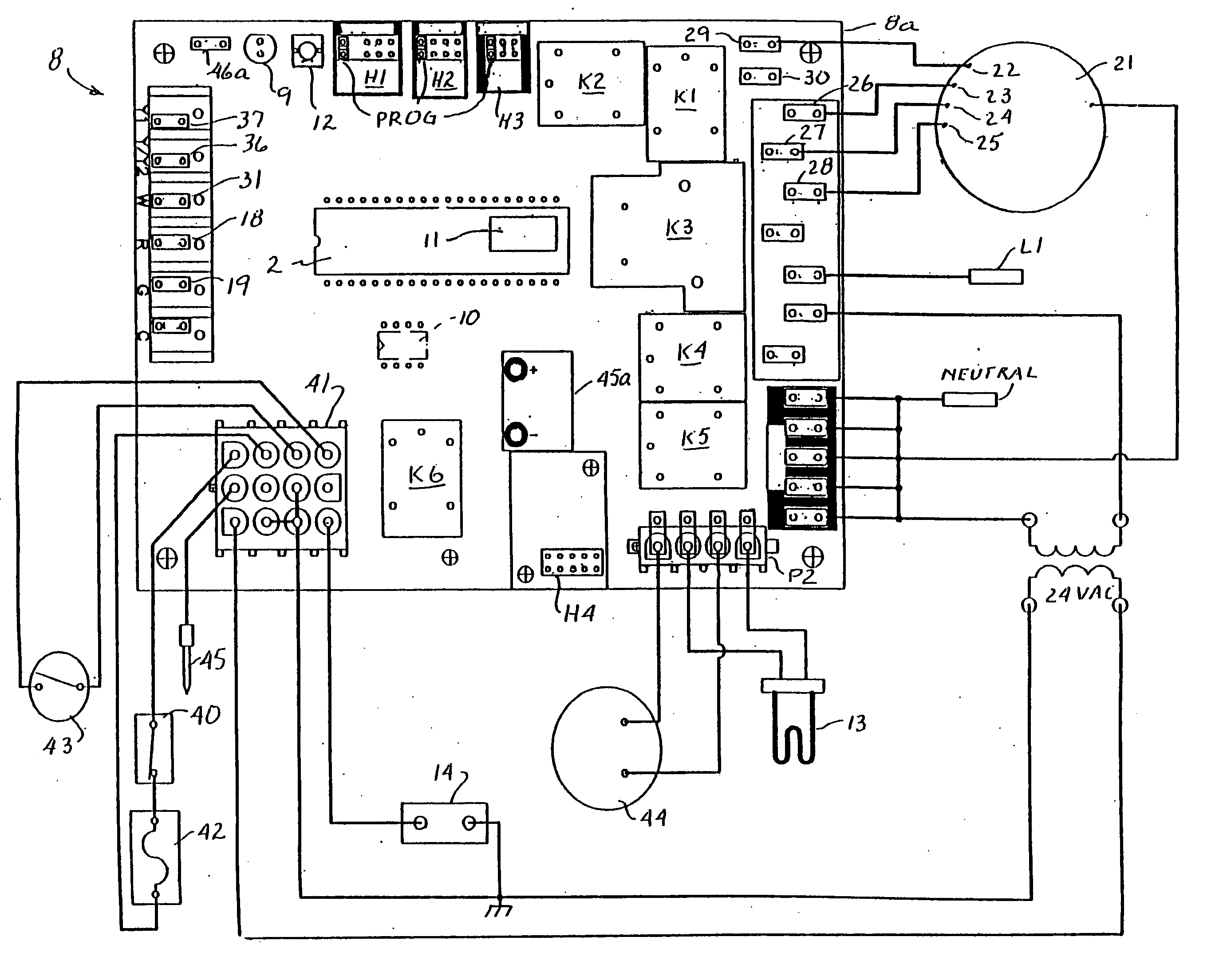 Patent US20040230402 - Integrated furnace control board ... wiring diagram older furnace ducane furnace 