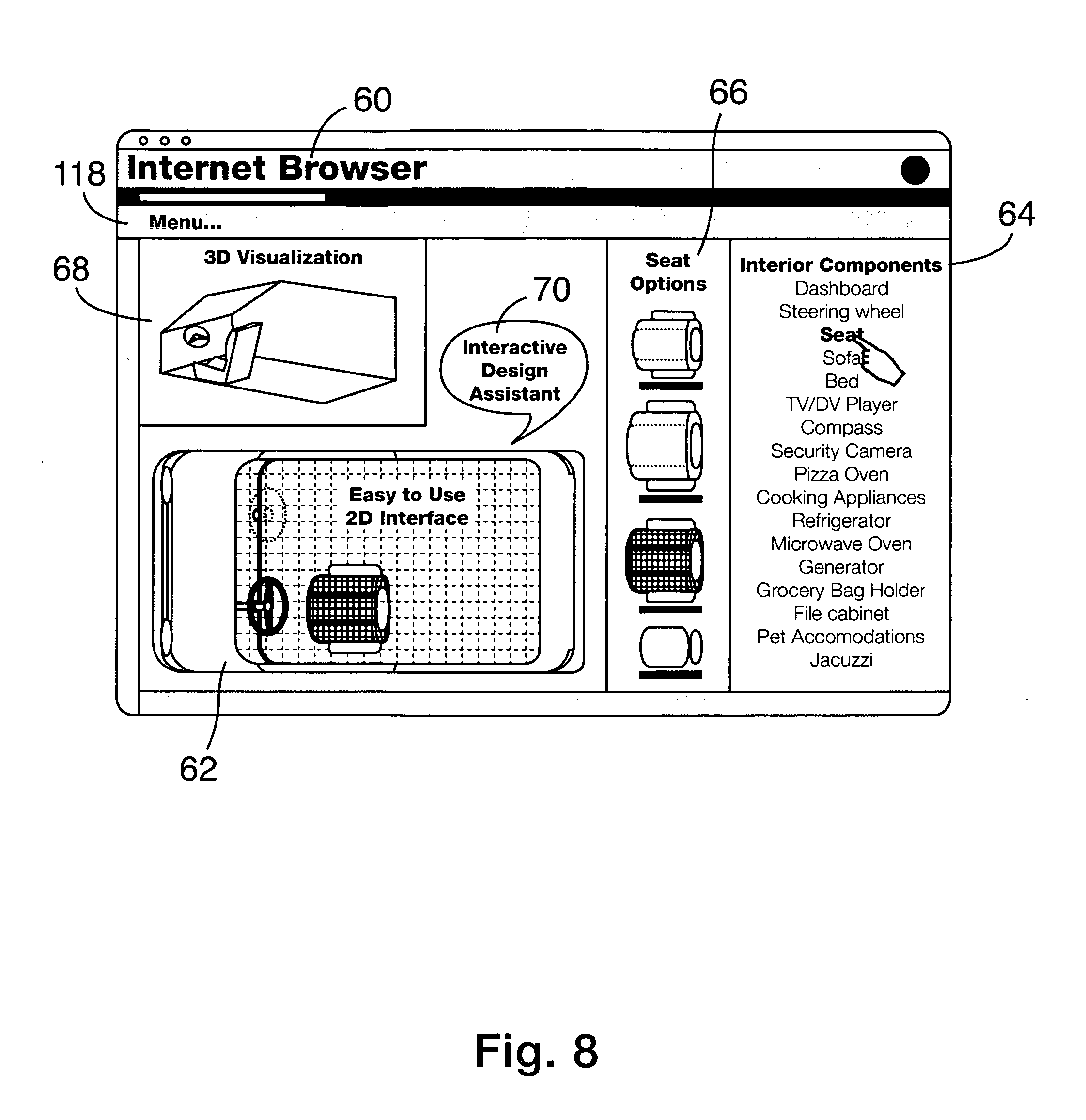 Patent US20070156540 - Method and apparatus for re-configurable vehicle