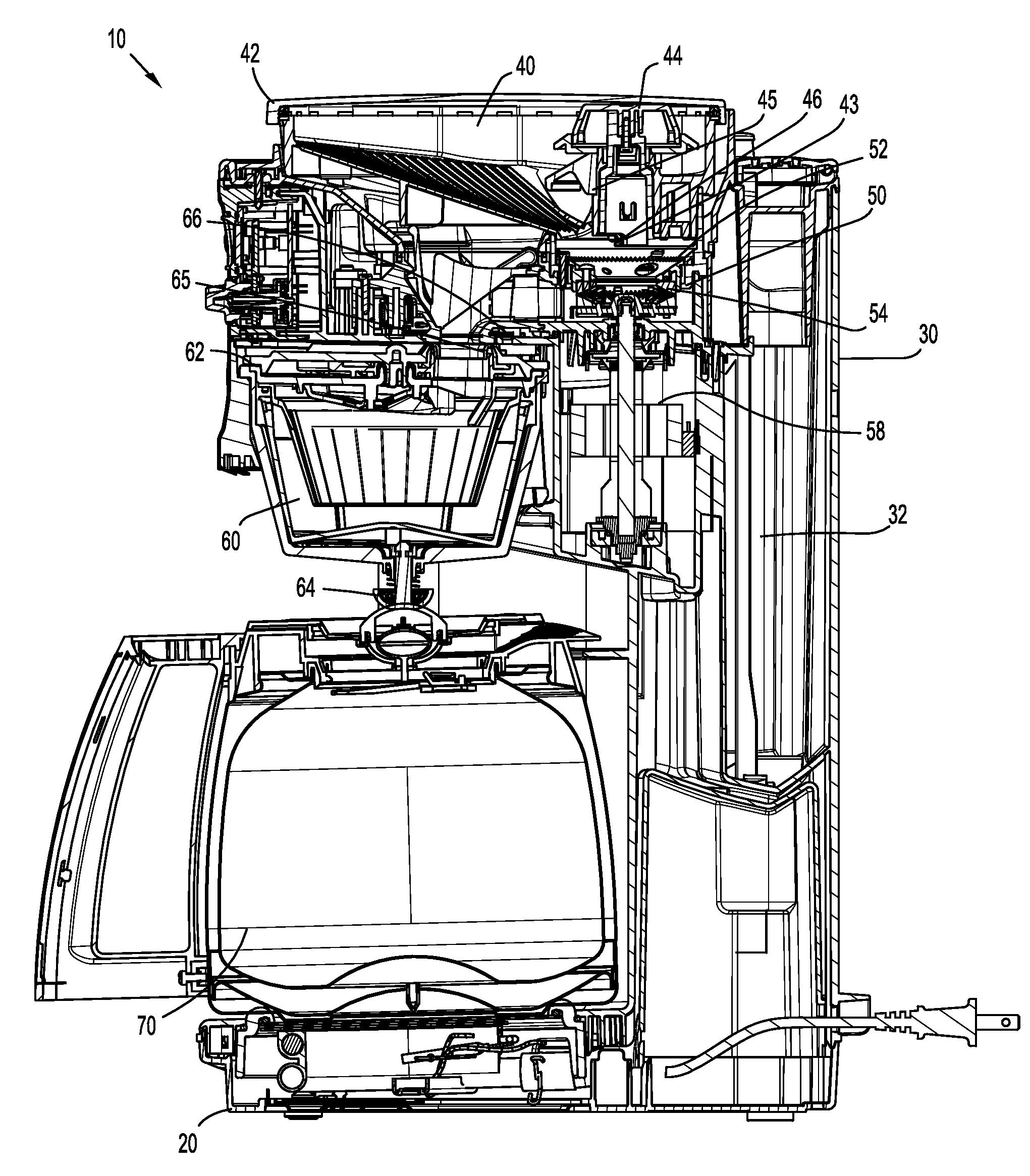 Patent US20090031900 - Coffee maker - Google Patents