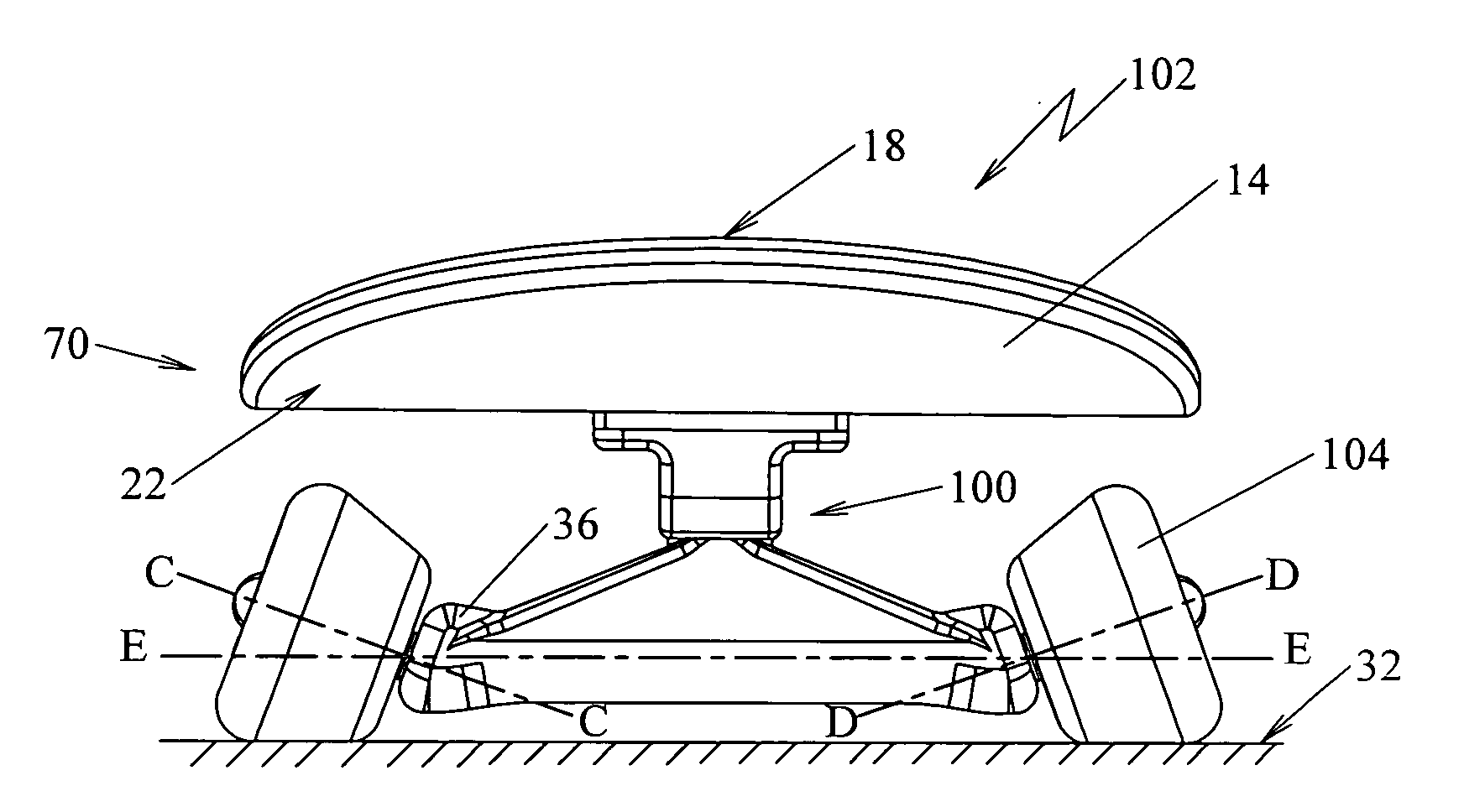 Patent US20090256325 - Skateboard truck assembly - Google Patents