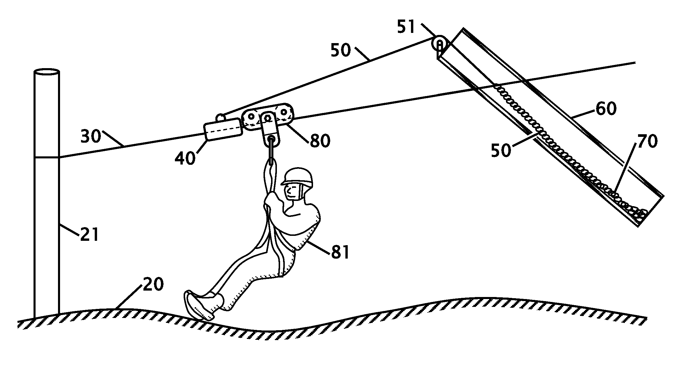 D Line Drawings Zip File : Patent us braking system for a zip line