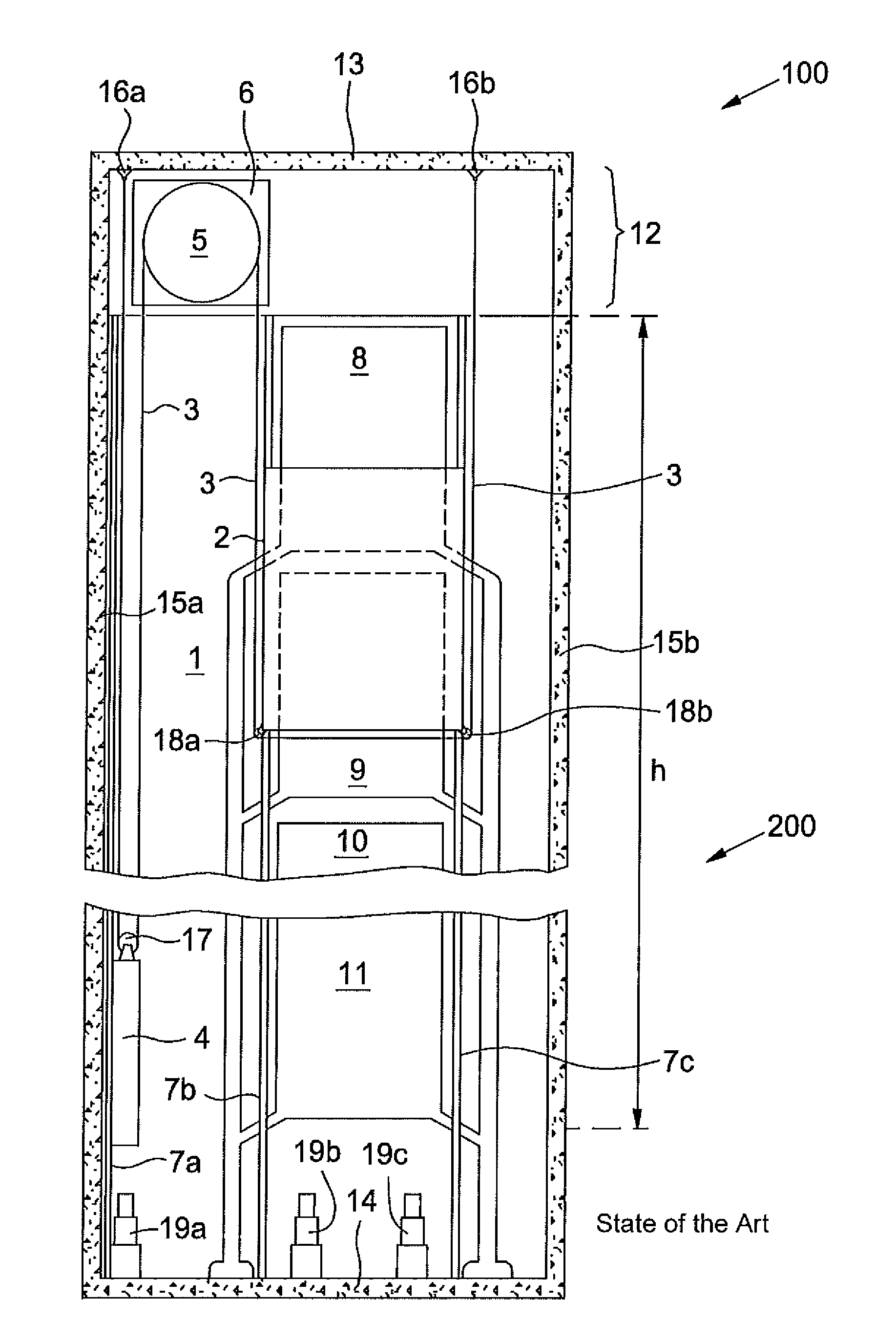 drainage system plan system side US20120266968 a having Patent shaft Elevator drainage system plan system side US20120266968 a having Patent shaft Elevator