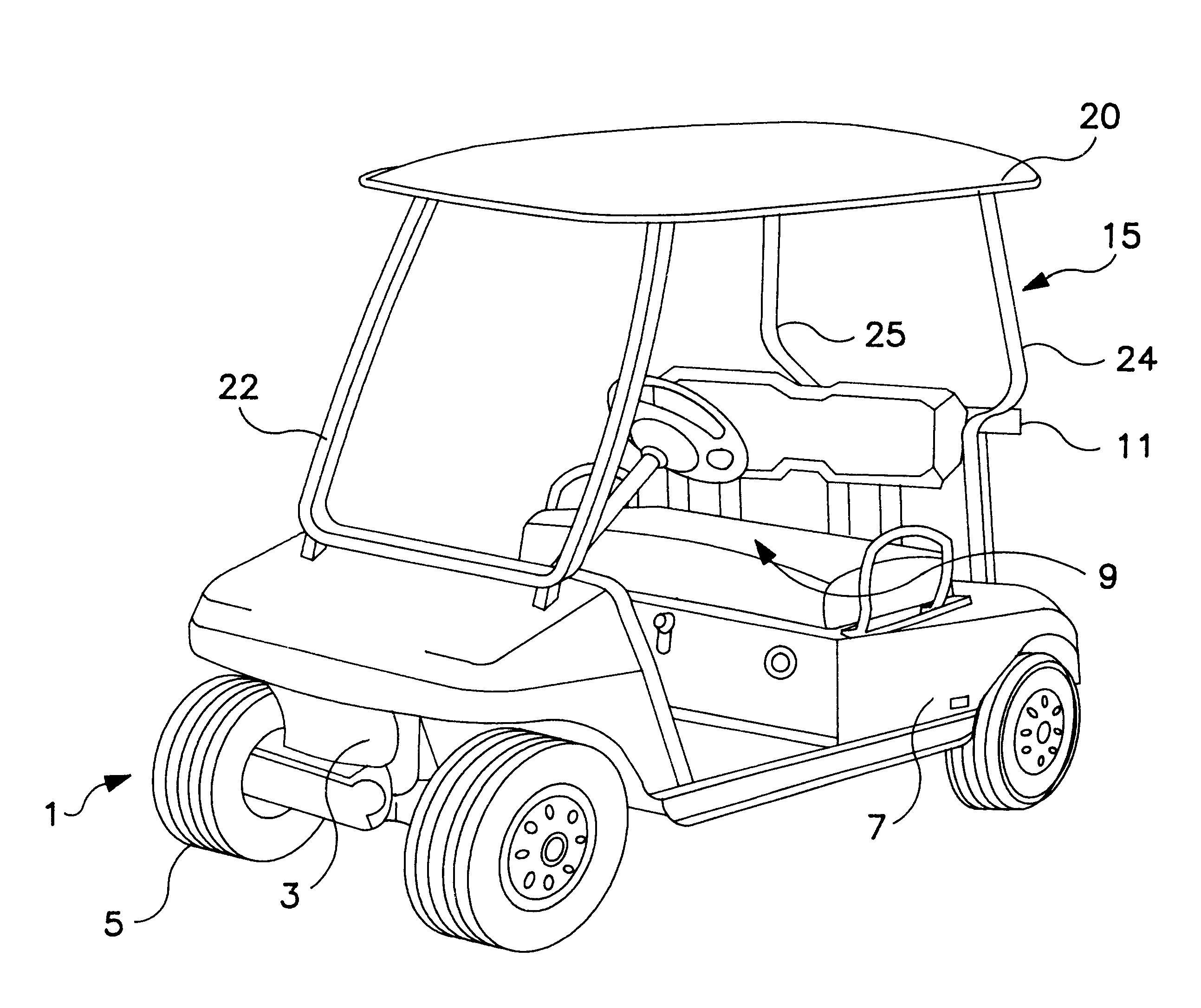 Patent Us6186584 Sunroof Canopy For A Golf Car Google Patent Us6186584 Sunroof Canopy For A Golf Car Google