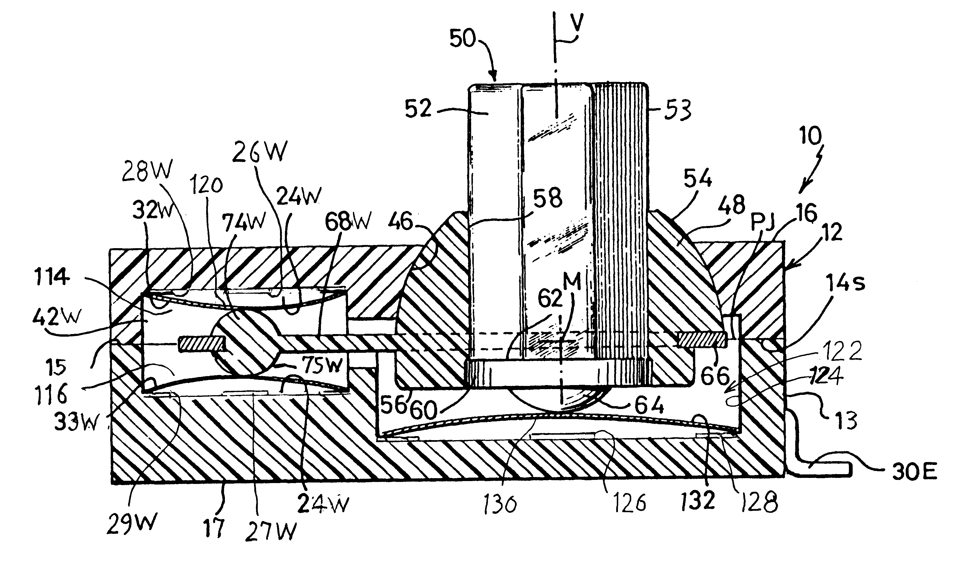 Patent US6198054 - Multiple electric switch with single actuating lever