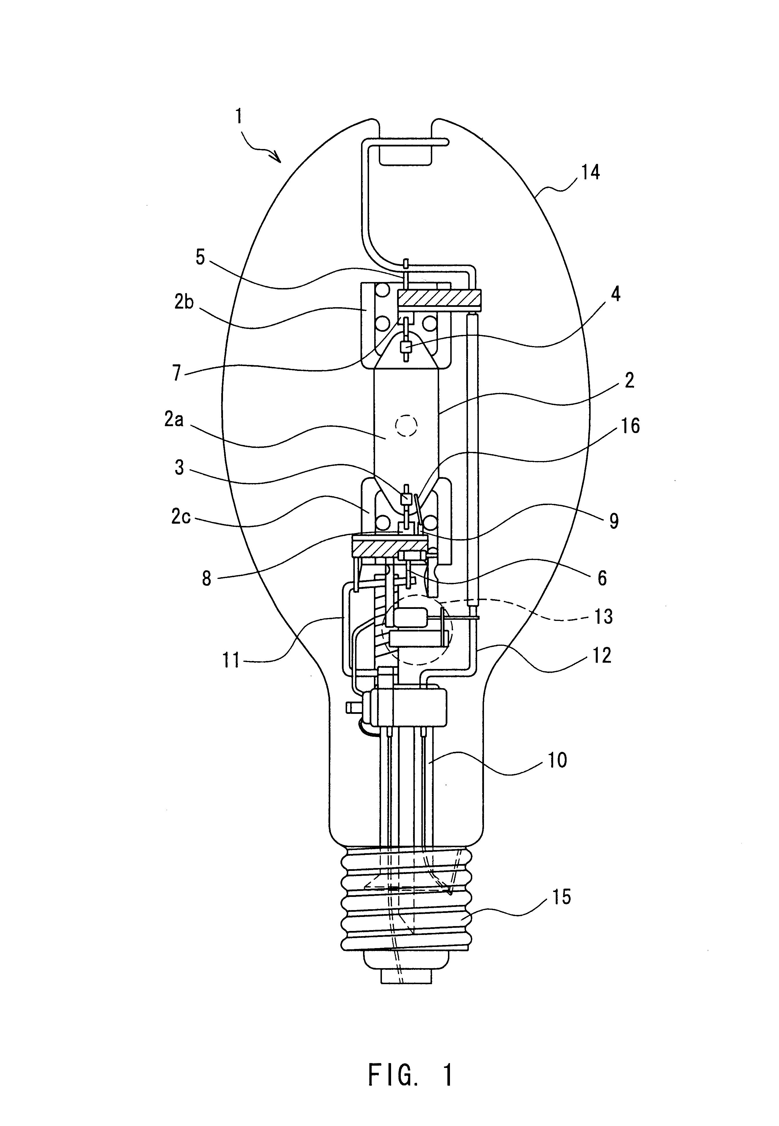 Patent US6563268 Highintensity discharge lamp Google Patents