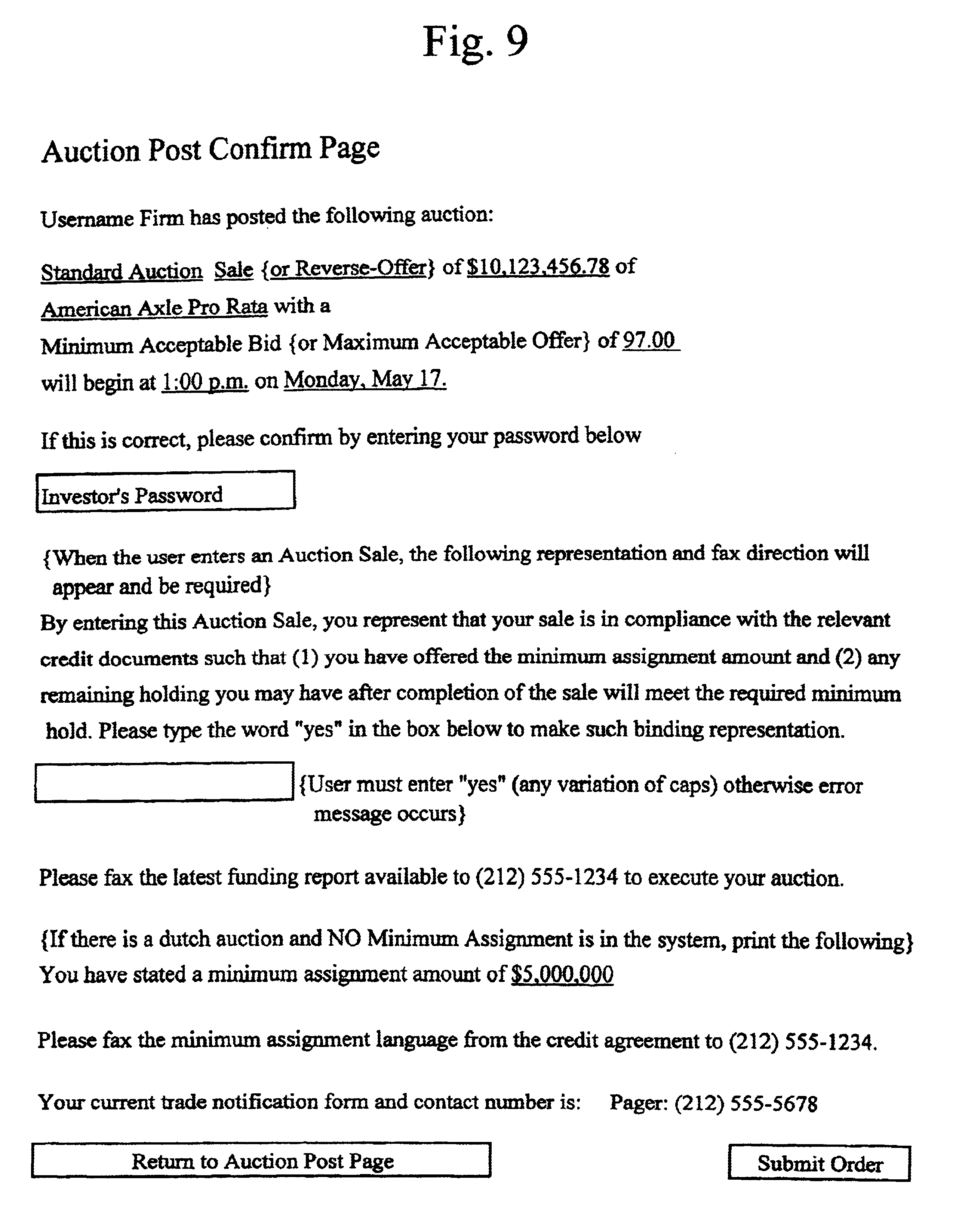 Bank loan trading system and method