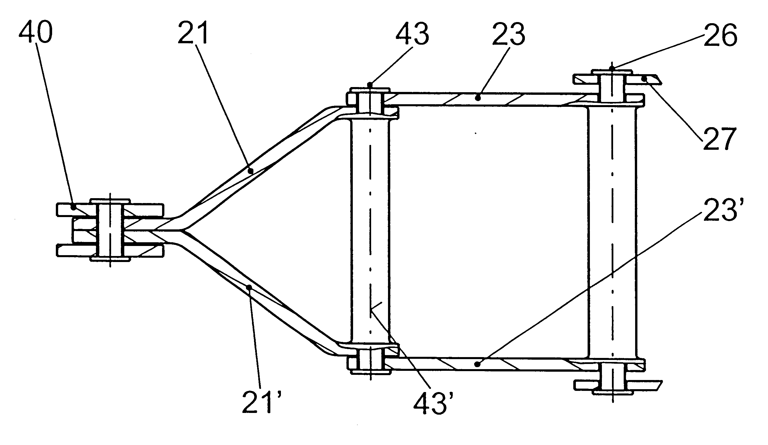 utility vehicle compromising a drivers cab with an elastic