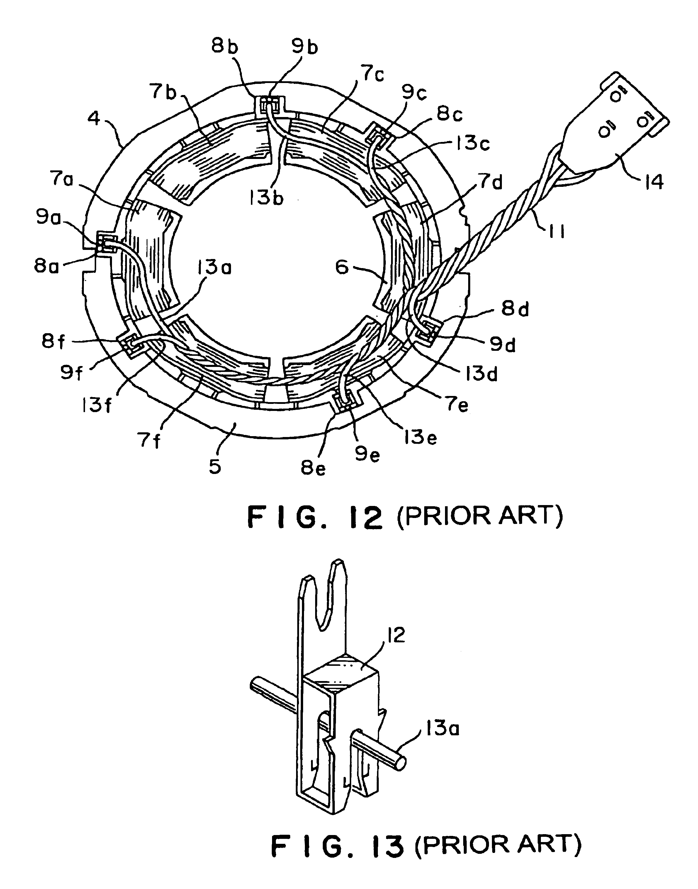 stator winding connection arrangement for electric motor
